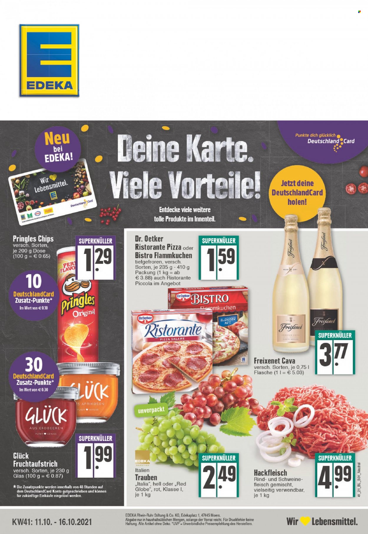 Edeka Prospekte  - 11.10.2021 - 16.10.2021. Seite 1