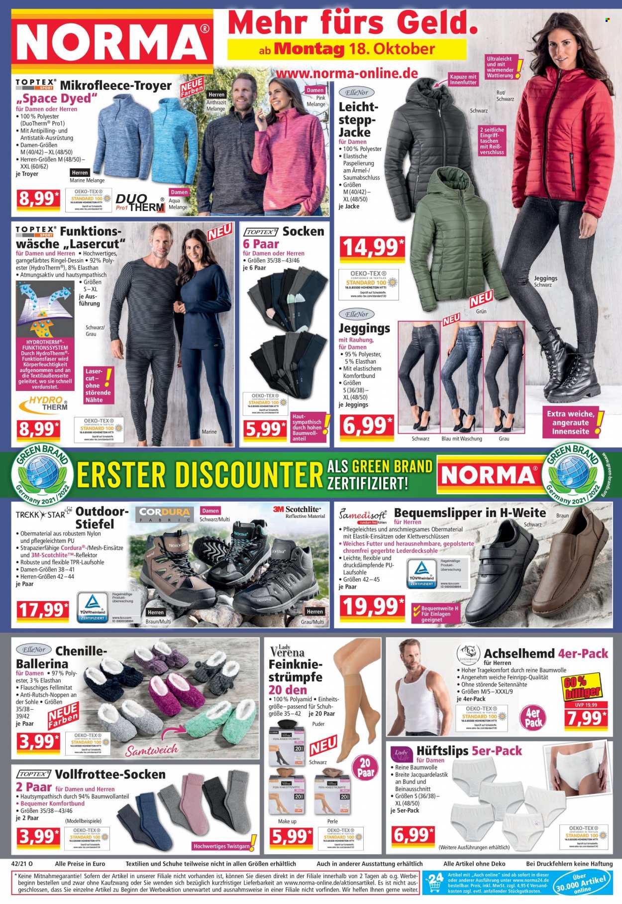 Norma Prospekte  - 18.10.2021 - 24.10.2021. Seite 1