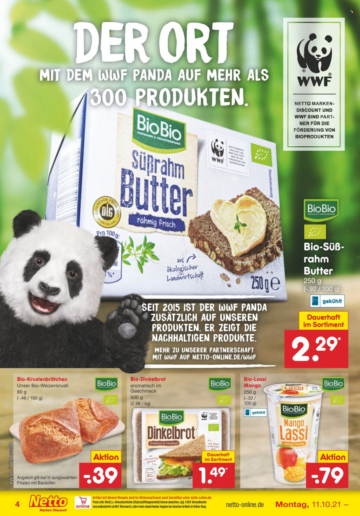 Netto Marken-Discount Prospekte  - 11.10.2021 - 16.10.2021. Seite 4