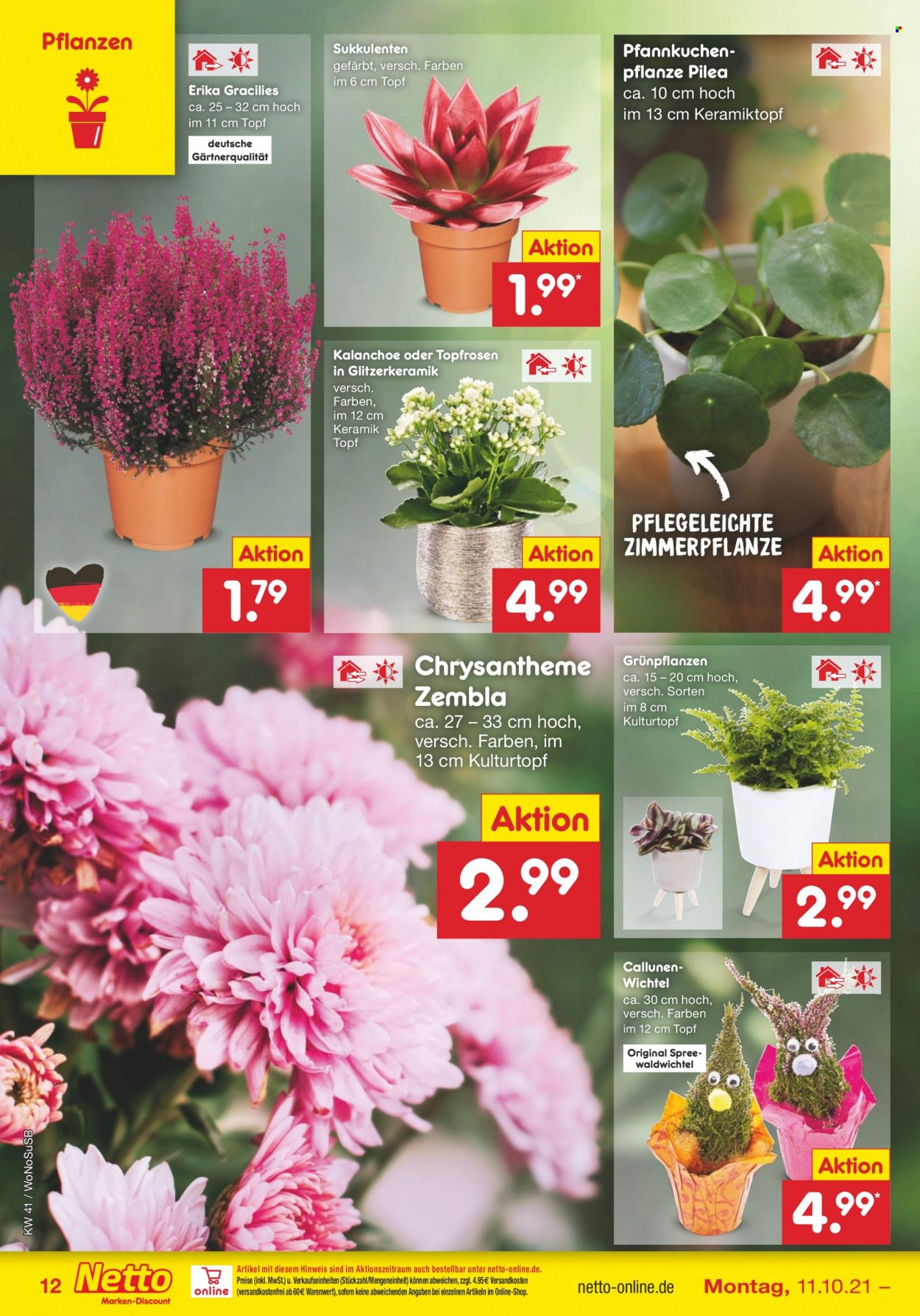 Netto Marken-Discount Prospekte  - 11.10.2021 - 16.10.2021. Seite 12
