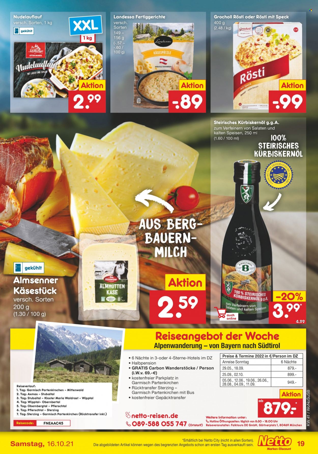 Netto Marken-Discount Prospekte  - 11.10.2021 - 16.10.2021. Seite 19