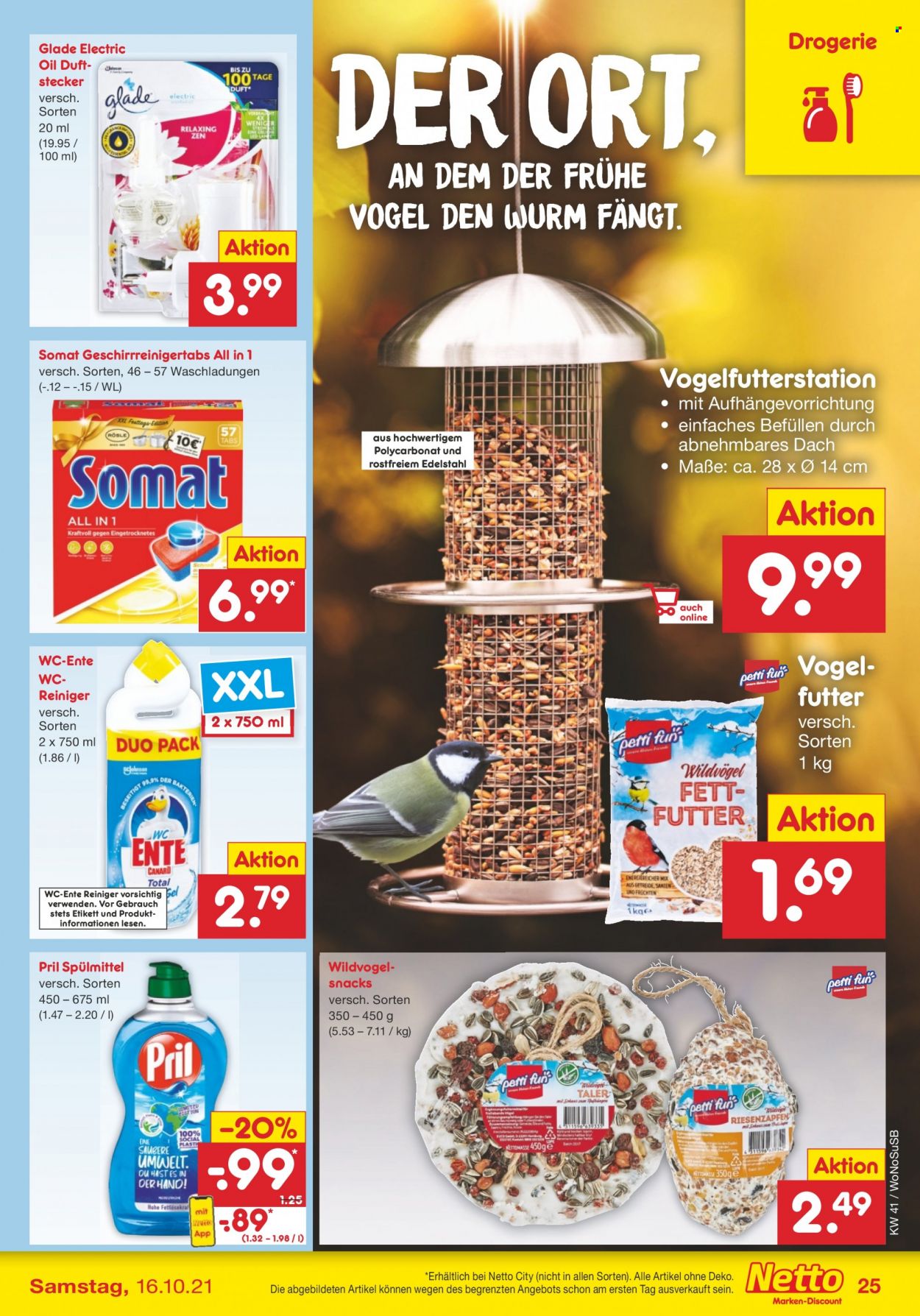 Netto Marken-Discount Prospekte  - 11.10.2021 - 16.10.2021. Seite 25