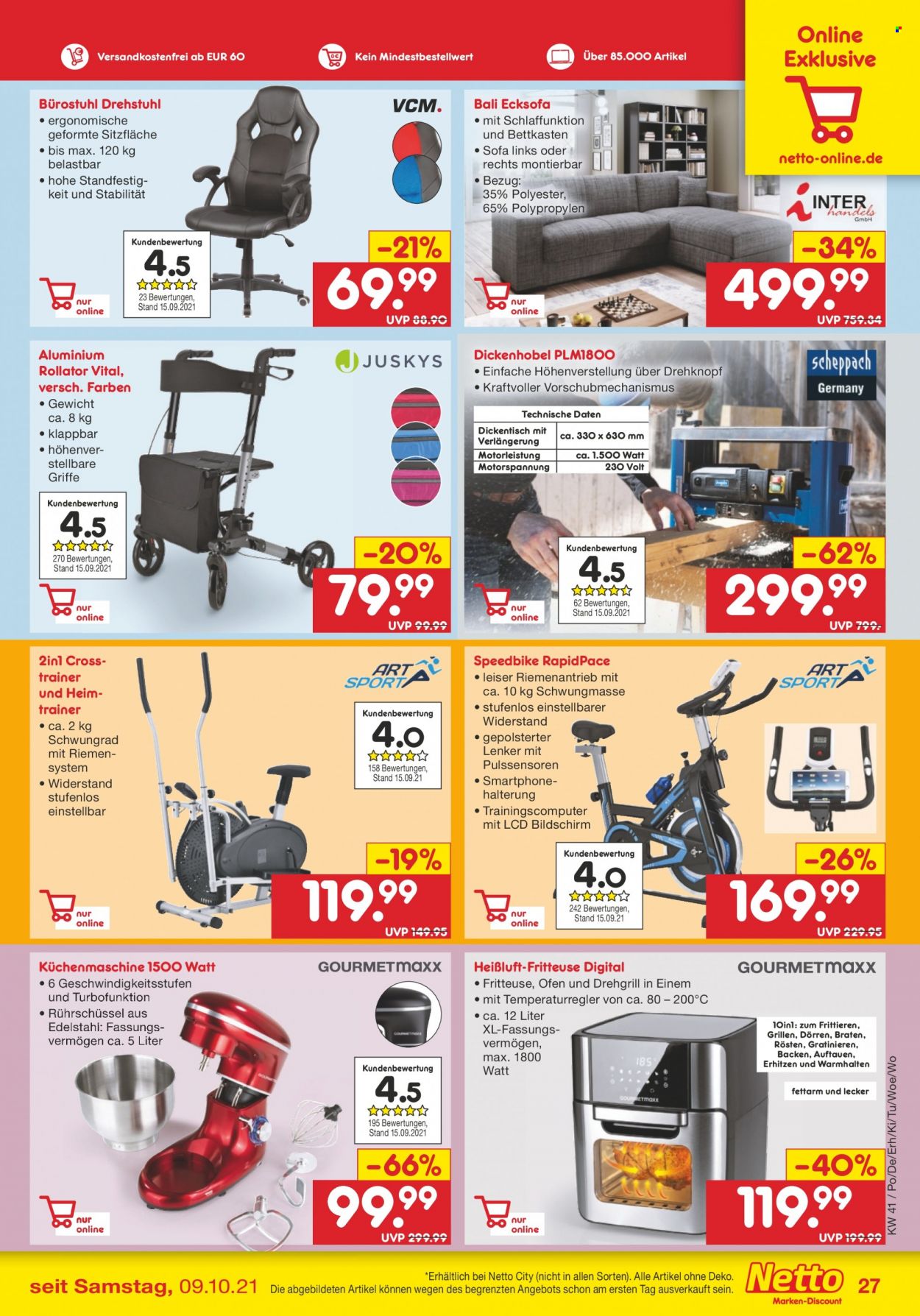 Netto Marken-Discount Prospekte  - 11.10.2021 - 16.10.2021. Seite 27