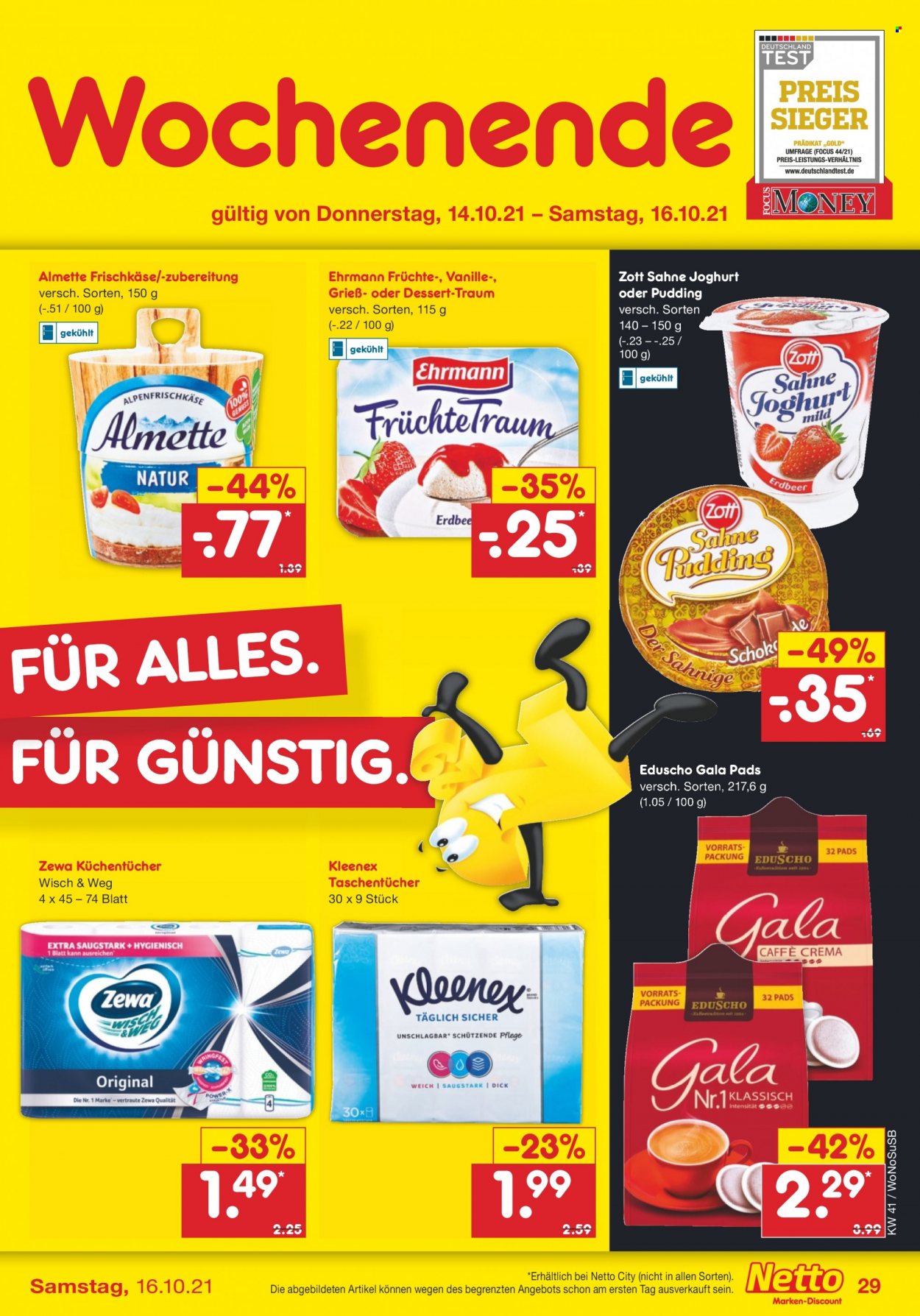 Netto Marken-Discount Prospekte  - 11.10.2021 - 16.10.2021. Seite 29