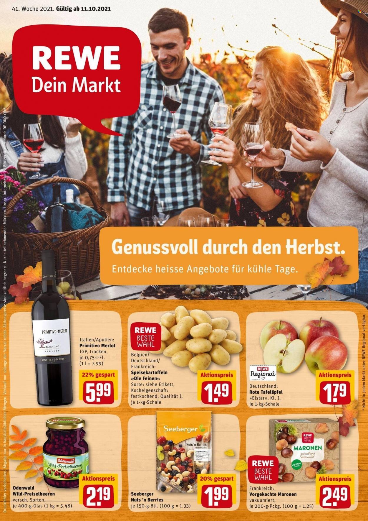 REWE Prospekte  - 11.10.2021 - 16.10.2021. Seite 20