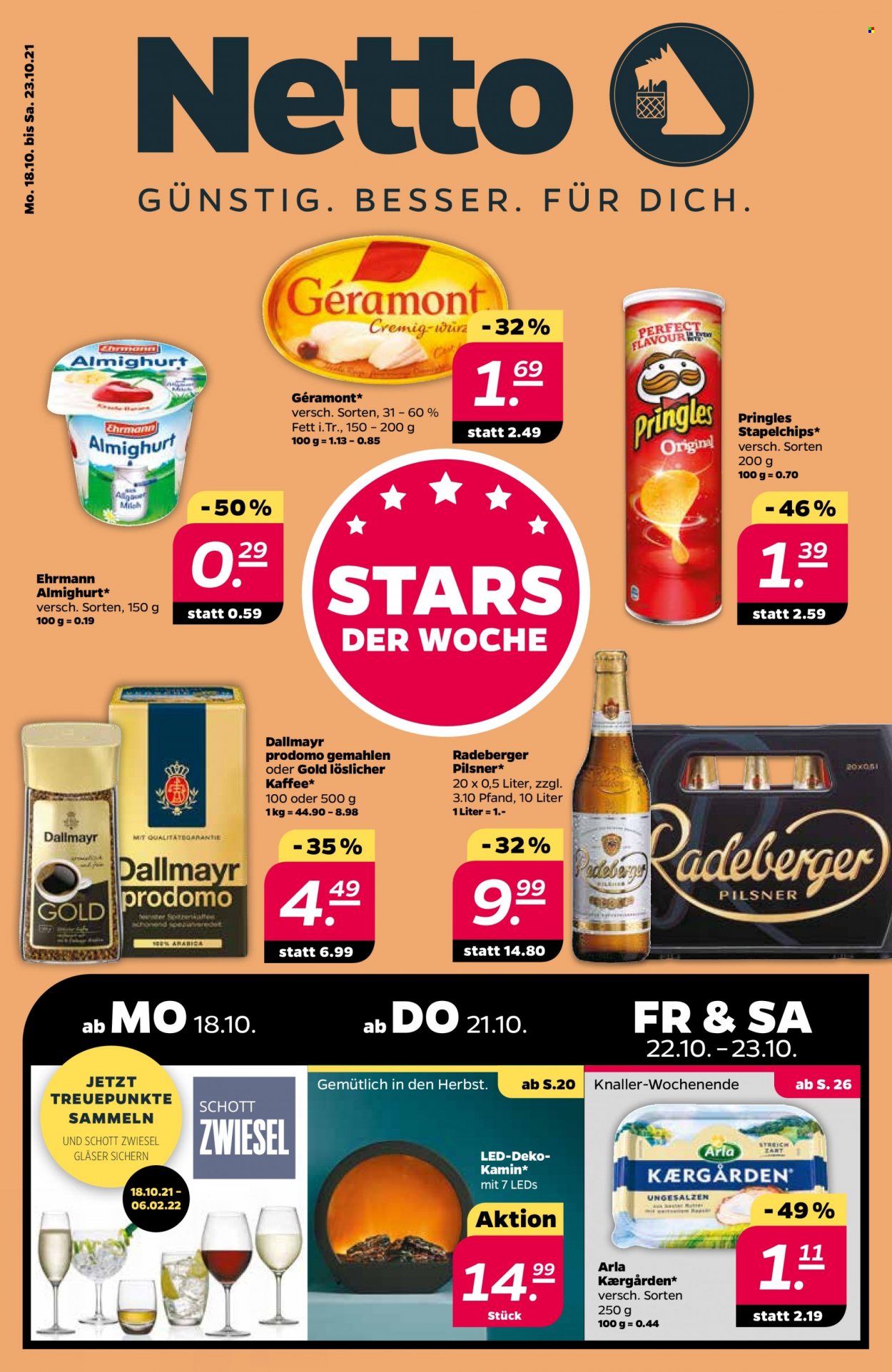 Netto Prospekte  - 18.10.2021 - 23.10.2021. Seite 1