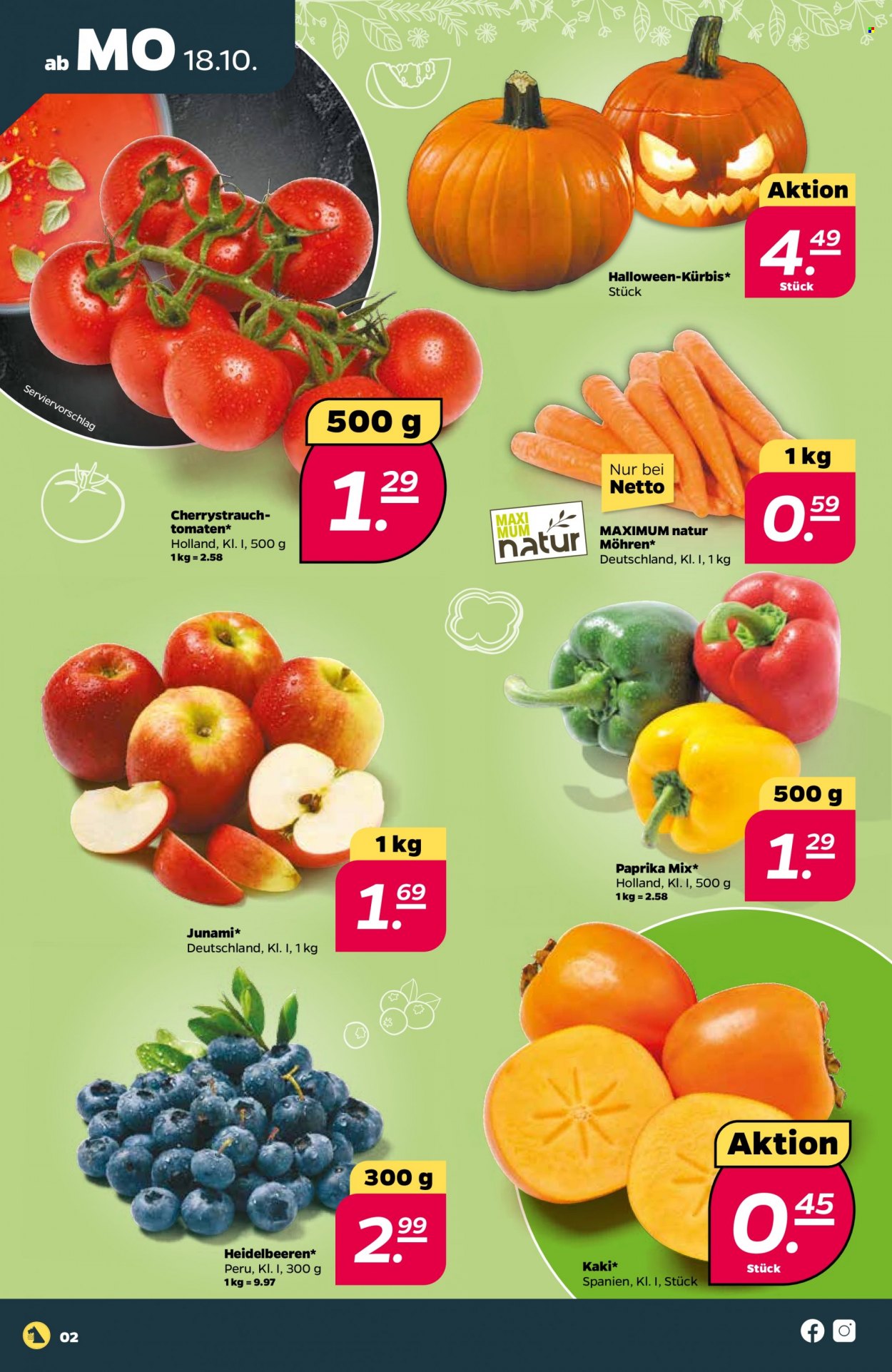 Netto Prospekte  - 18.10.2021 - 23.10.2021. Seite 2