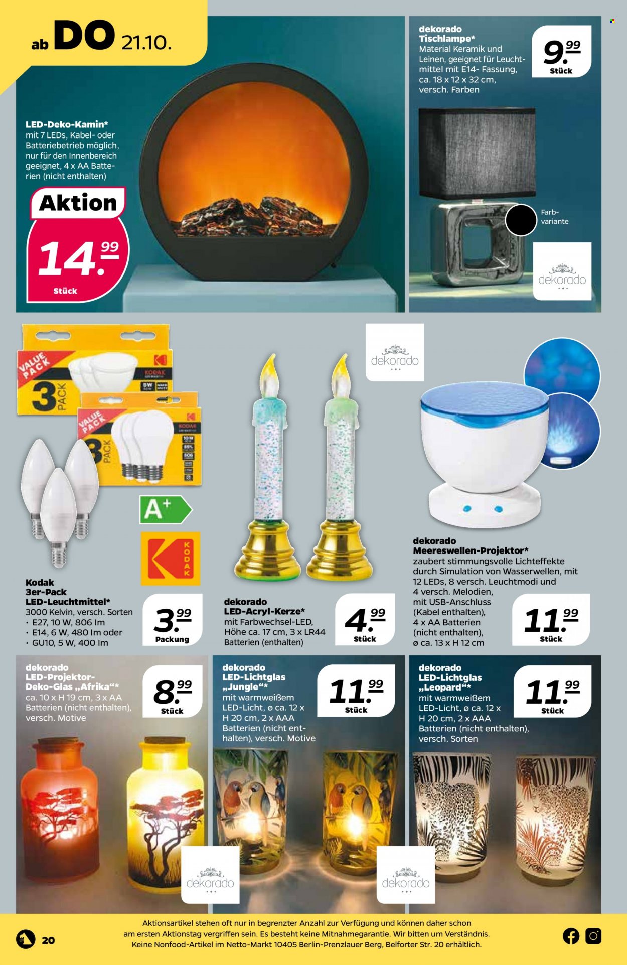 Netto Prospekte  - 18.10.2021 - 23.10.2021. Seite 20