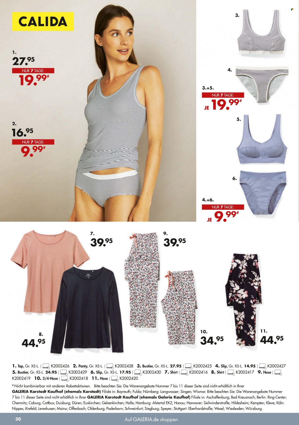 GALERIA Karstadt Kaufhof Prospekte  - 13.10.2021 - 19.10.2021. Seite 30