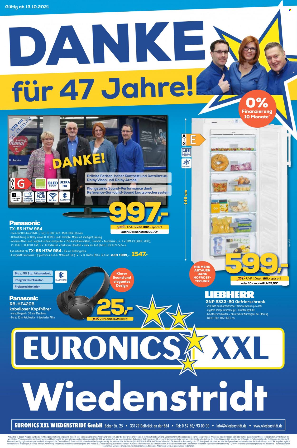 Euronics Prospekte  - 13.10.2021 - 19.10.2021. Seite 1