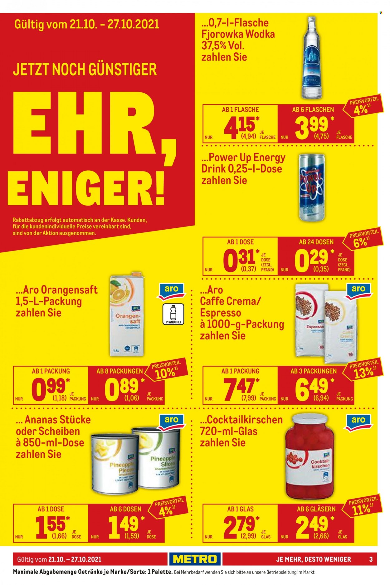Metro Prospekte  - 21.10.2021 - 27.10.2021. Seite 3