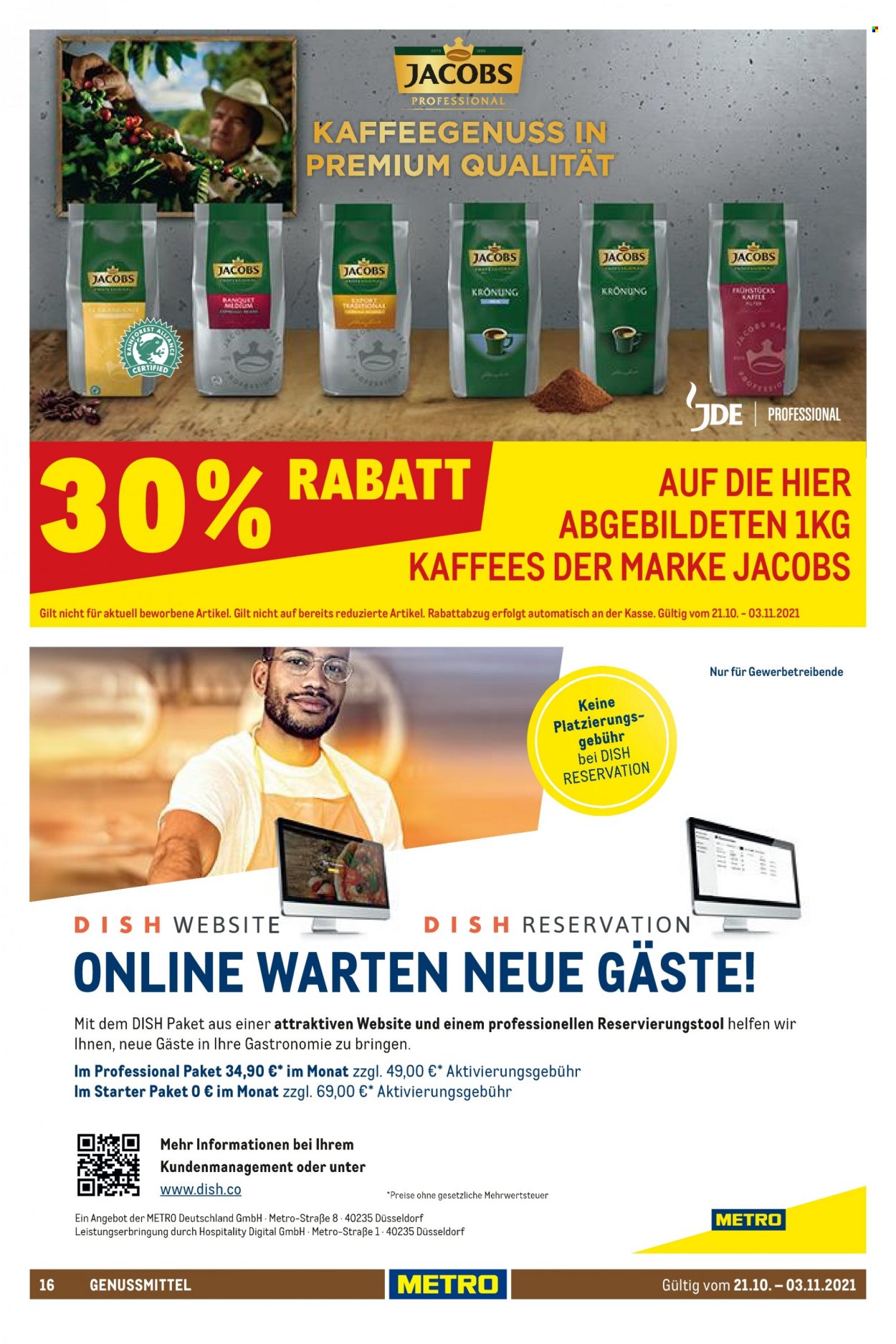 Metro Prospekte  - 21.10.2021 - 3.11.2021. Seite 16