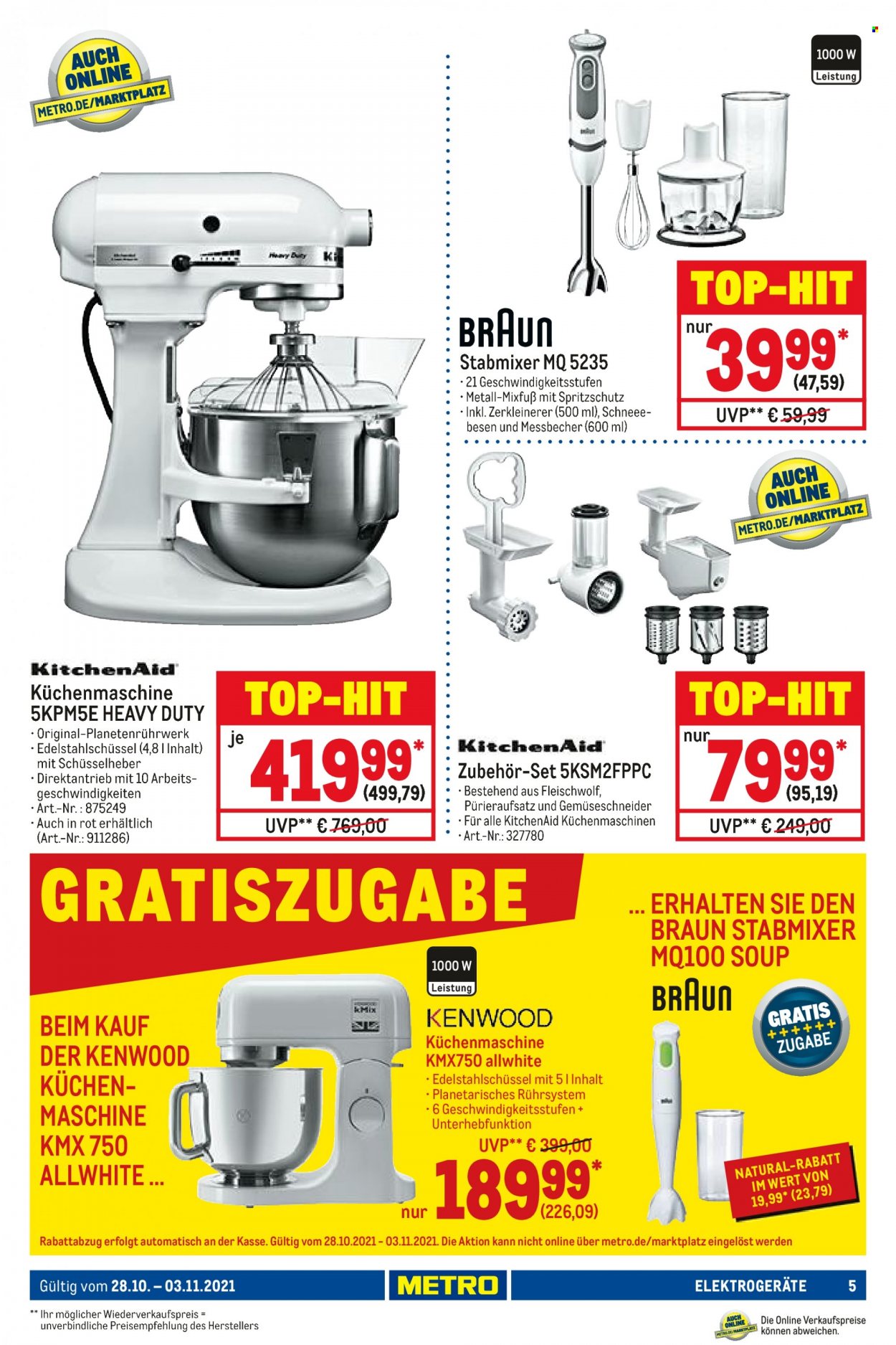 Metro Prospekte  - 28.10.2021 - 3.11.2021. Seite 5