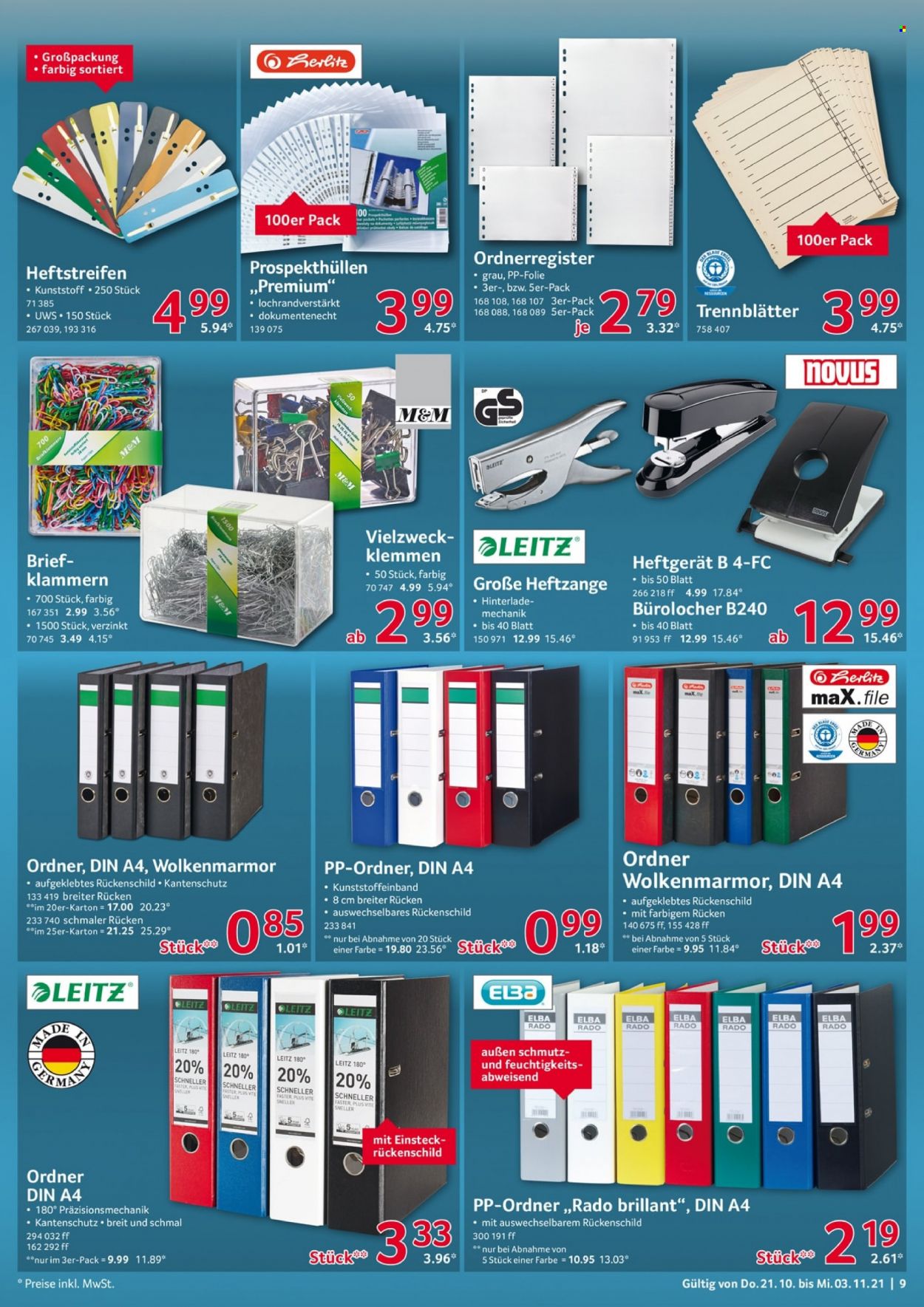 Selgros Prospekte  - 21.10.2021 - 3.11.2021. Seite 9