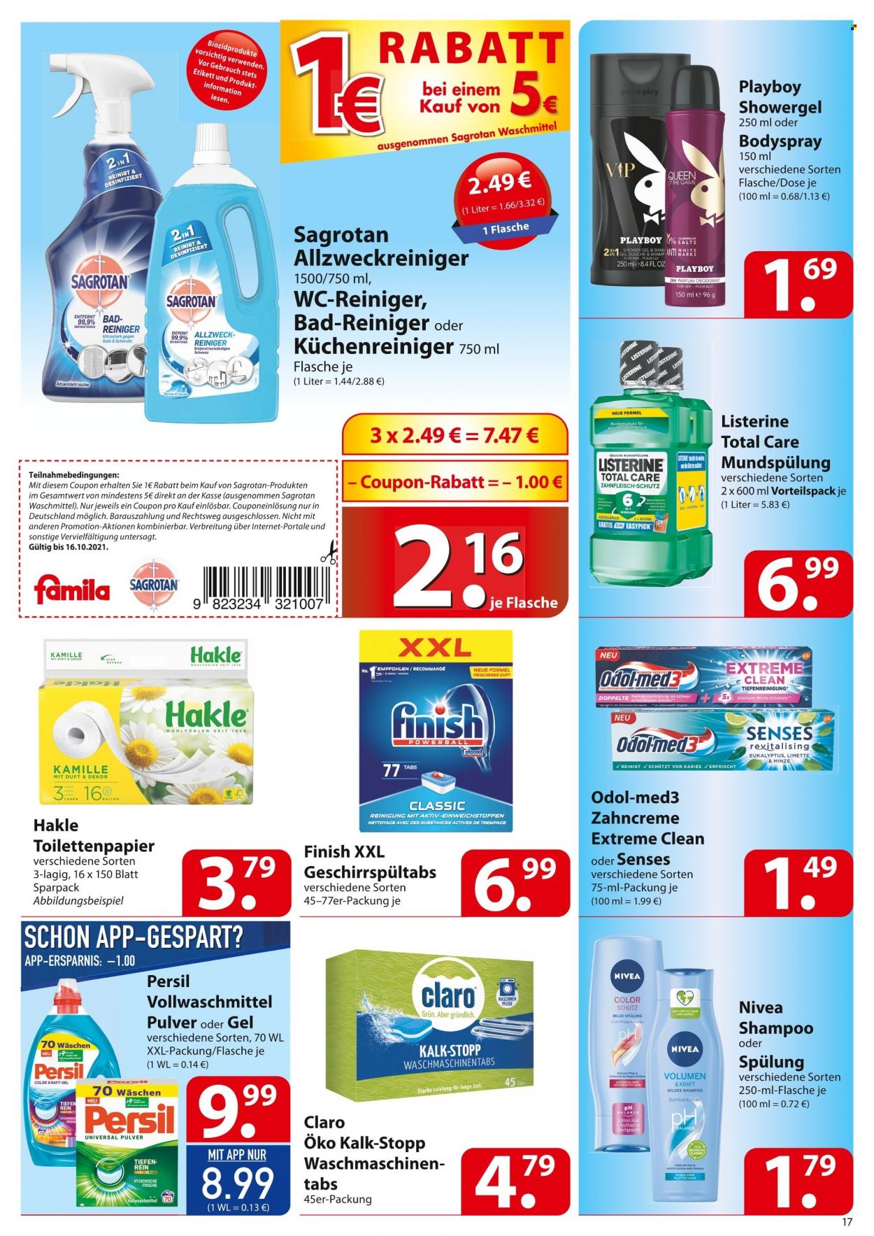 famila Prospekte  - 11.10.2021 - 16.10.2021. Seite 17