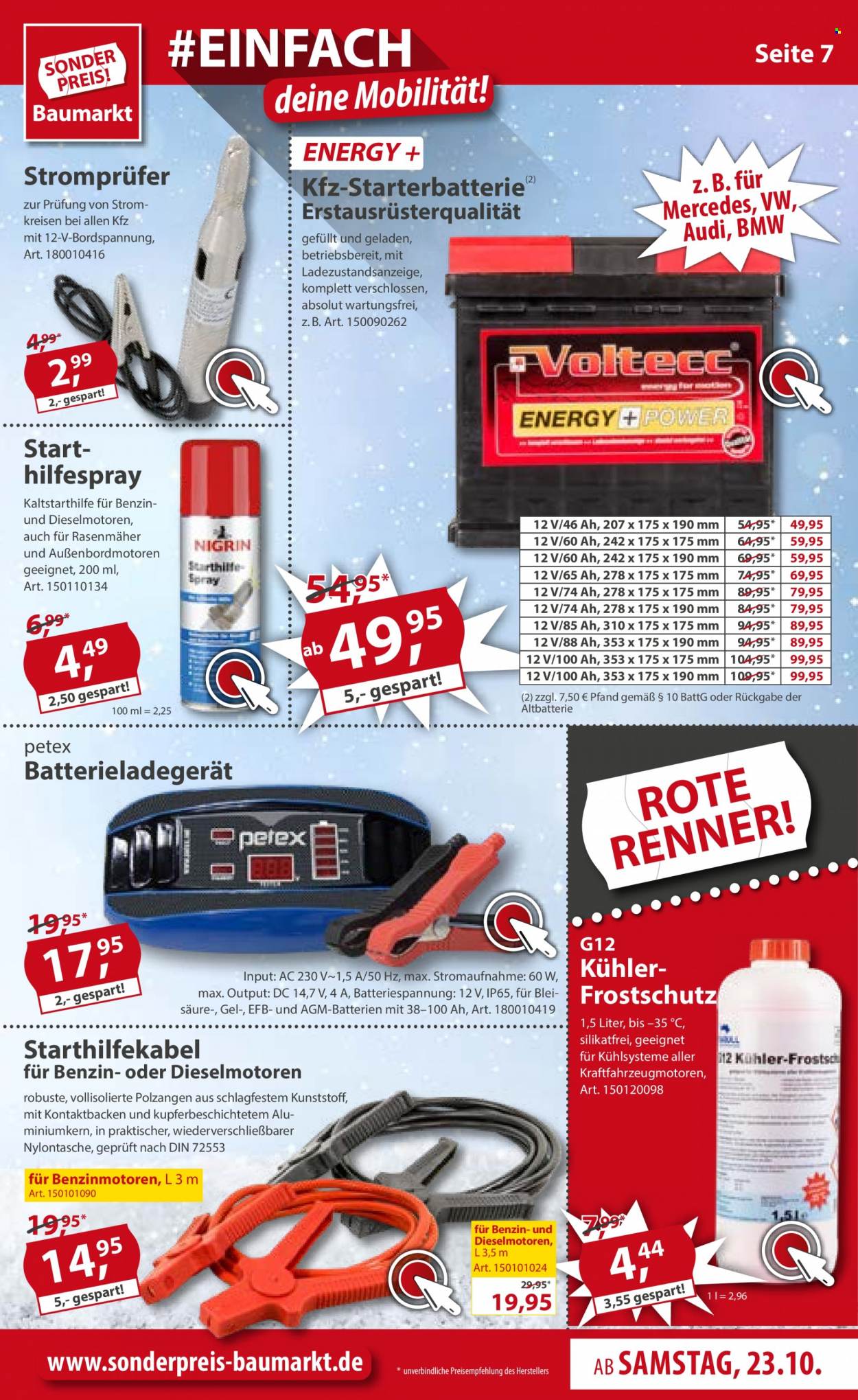Sonderpreis-Baumarkt Prospekte  - 23.10.2021 - 29.10.2021. Seite 7