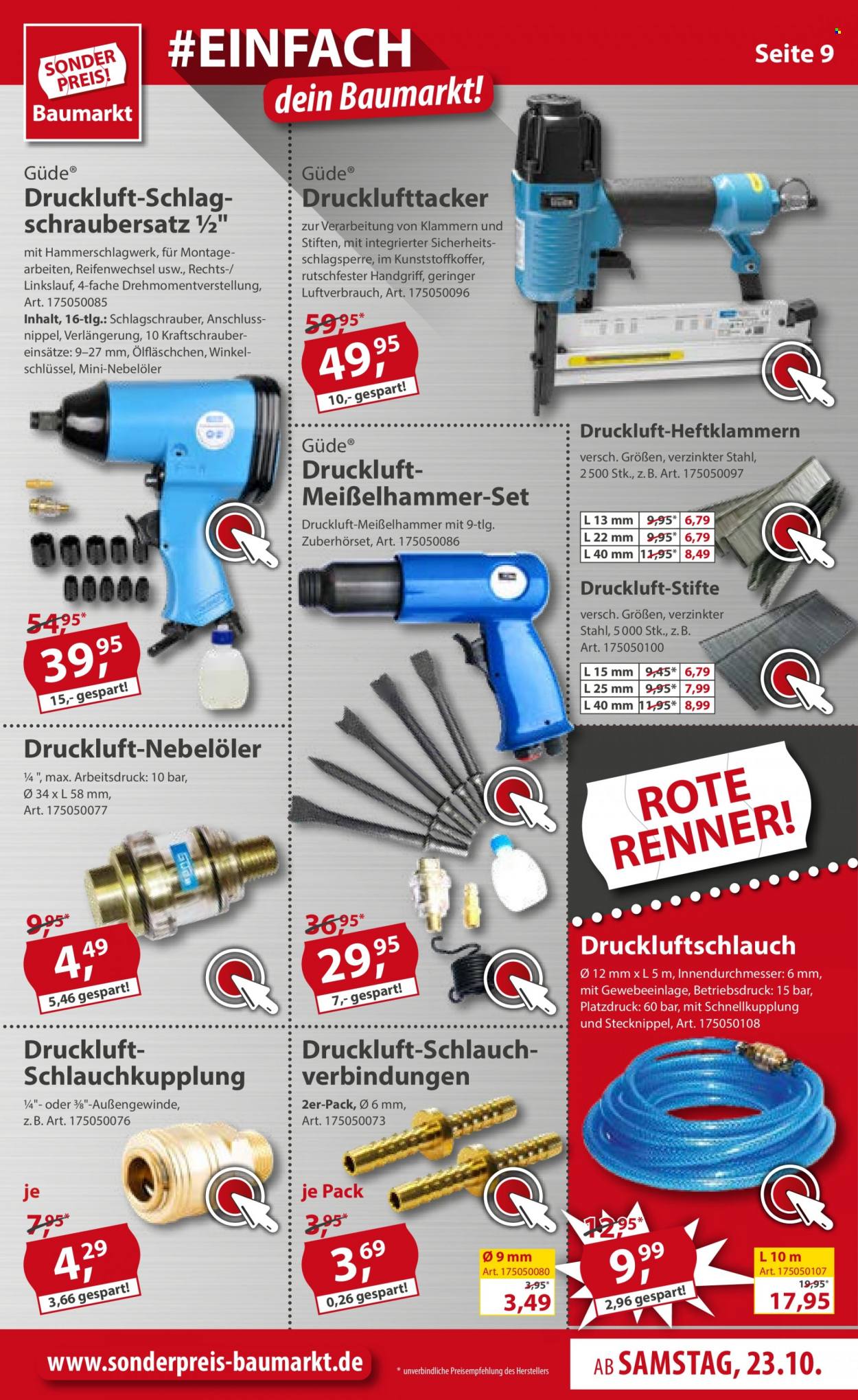 Sonderpreis-Baumarkt Prospekte  - 23.10.2021 - 29.10.2021. Seite 9