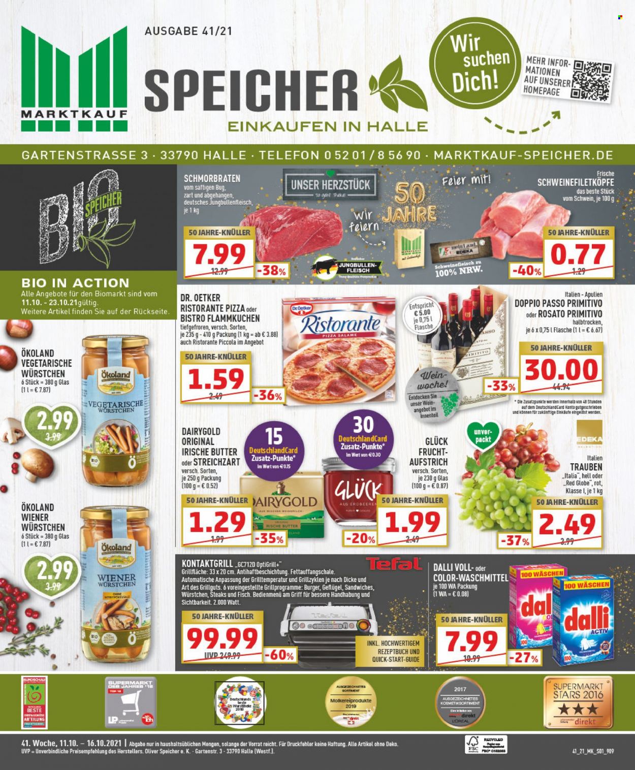 Marktkauf Prospekte  - 18.10.2021 - 23.10.2021. Seite 1