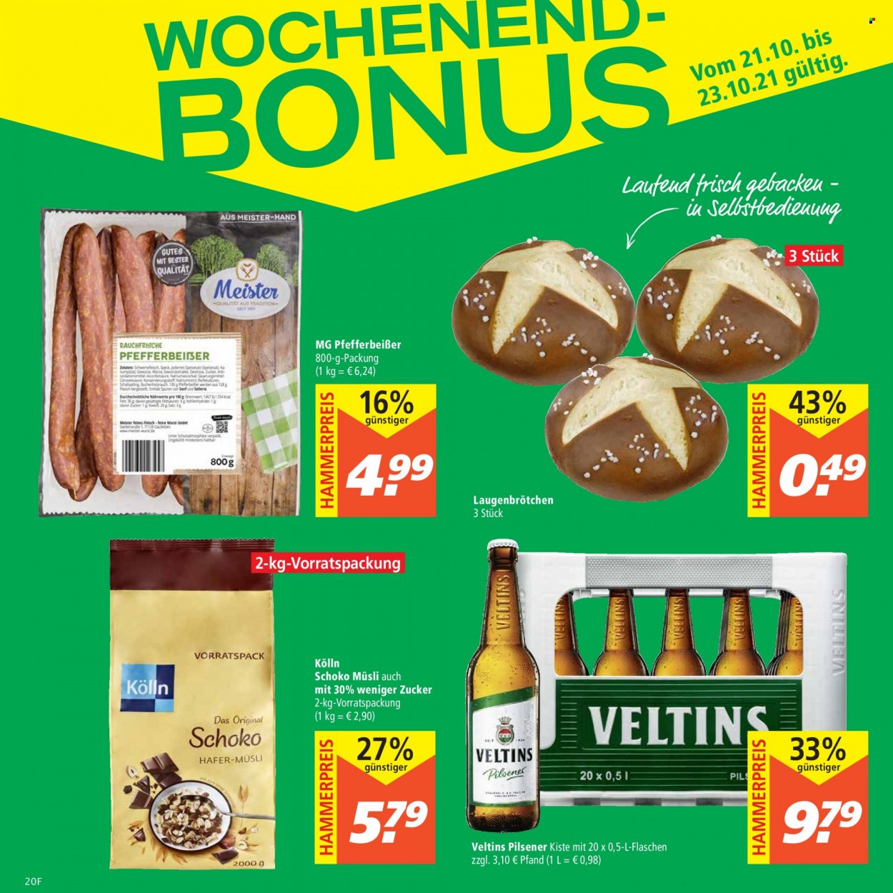 Marktkauf Prospekte  - 18.10.2021 - 23.10.2021. Seite 20