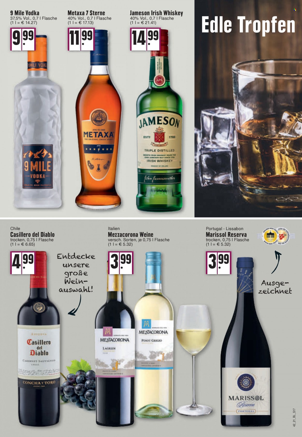 Edeka Prospekte  - 18.10.2021 - 23.10.2021. Seite 17