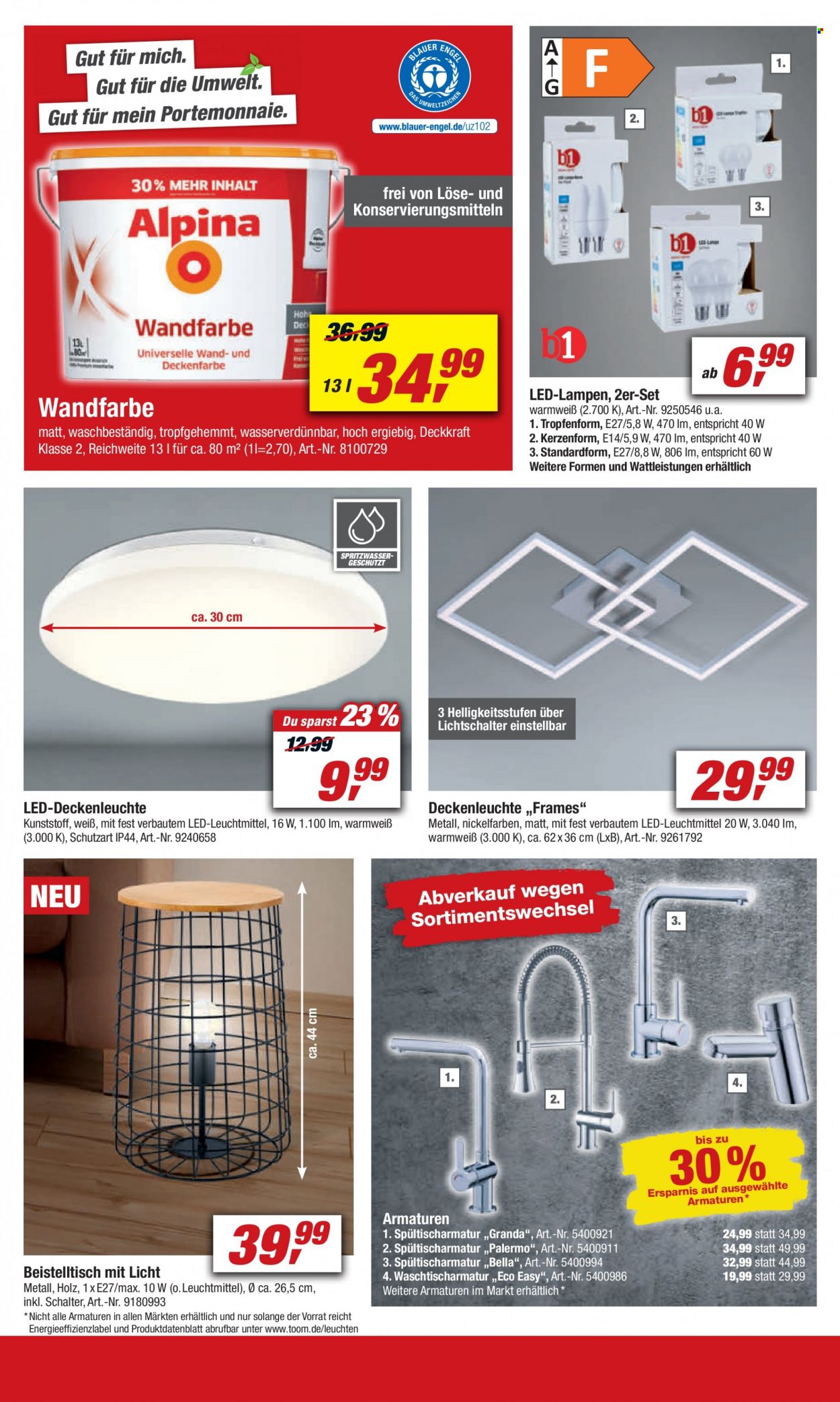 toom Baumarkt Prospekte  - 23.10.2021 - 29.10.2021. Seite 8