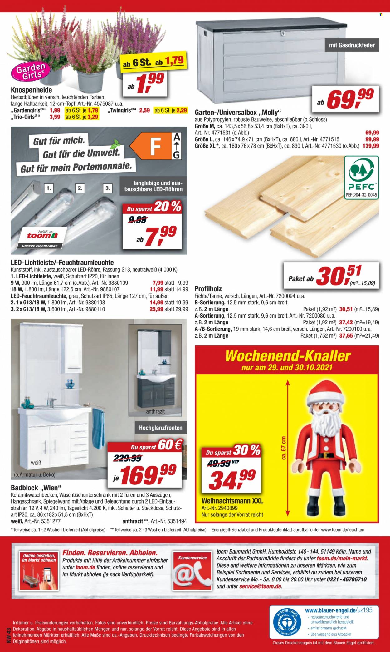 toom Baumarkt Prospekte  - 23.10.2021 - 29.10.2021. Seite 14