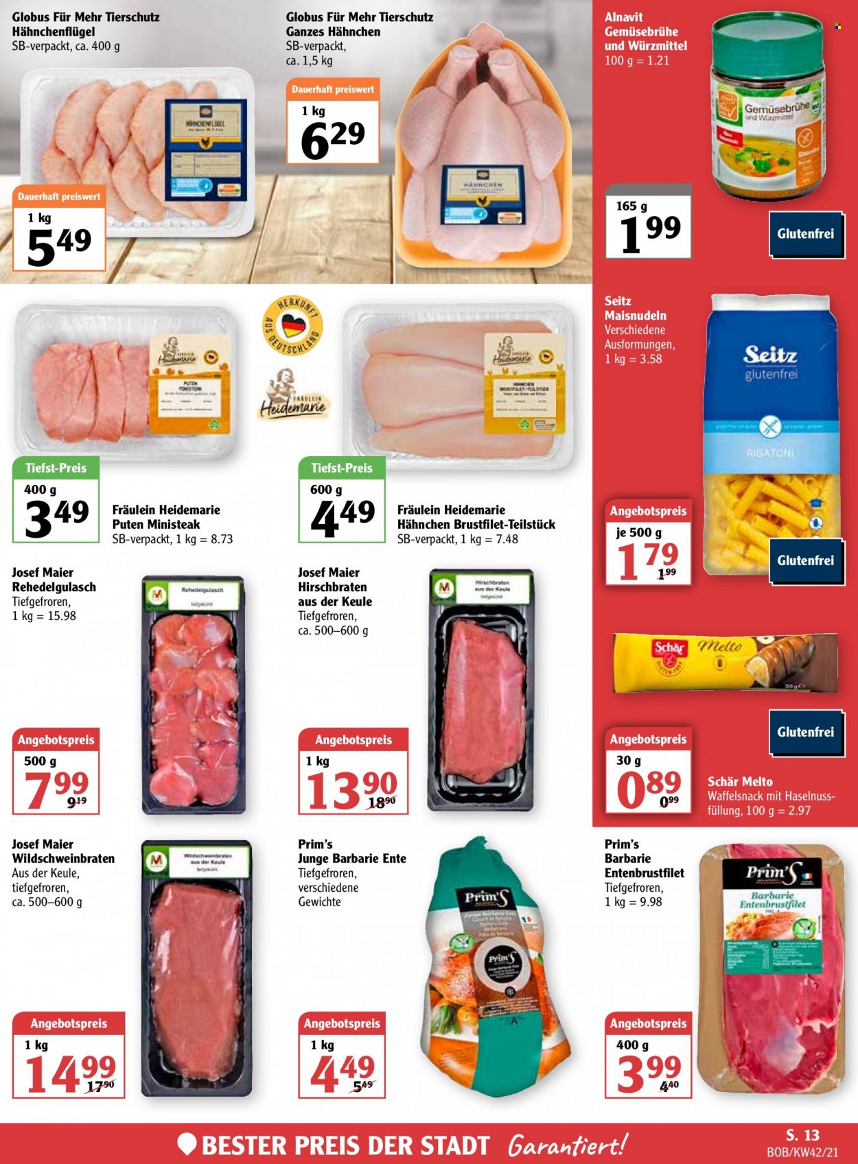 Globus Prospekte  - 18.10.2021 - 23.10.2021. Seite 13