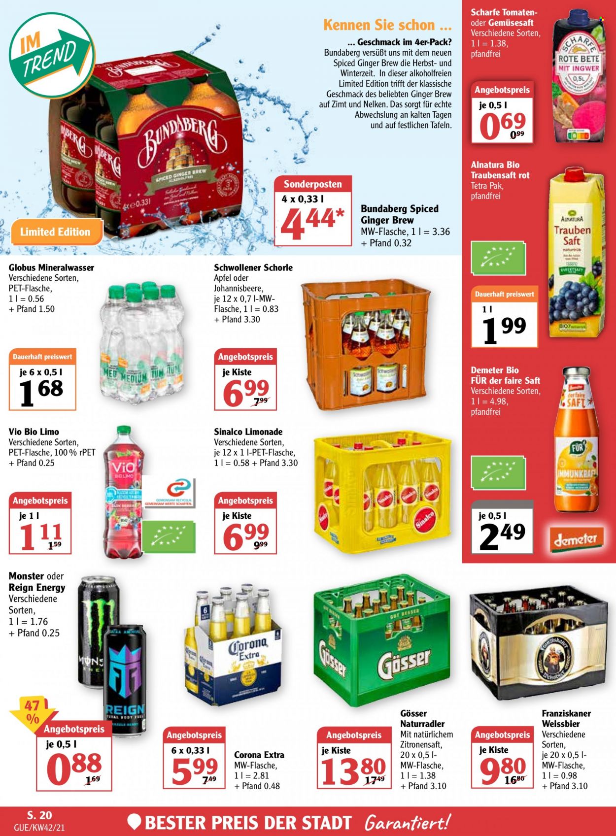 Globus Prospekte  - 18.10.2021 - 23.10.2021. Seite 22