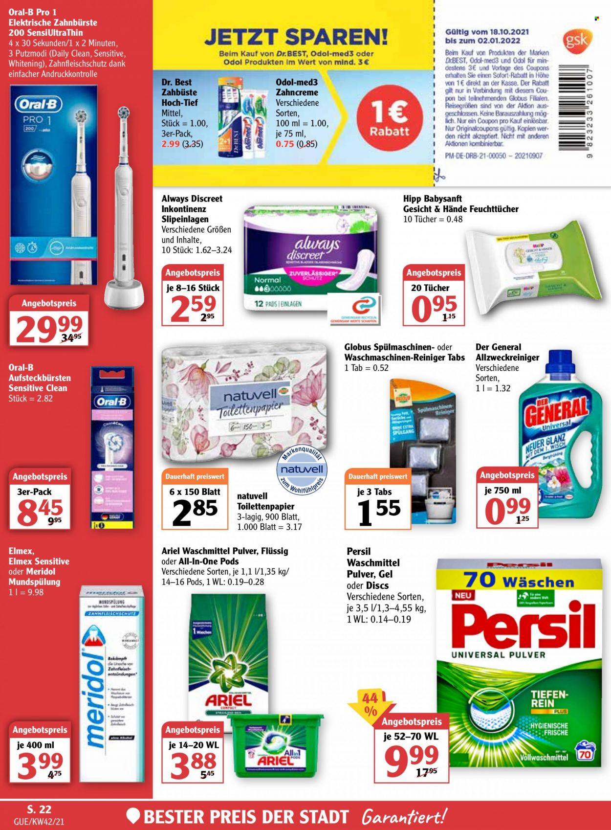 Globus Prospekte  - 18.10.2021 - 23.10.2021. Seite 24