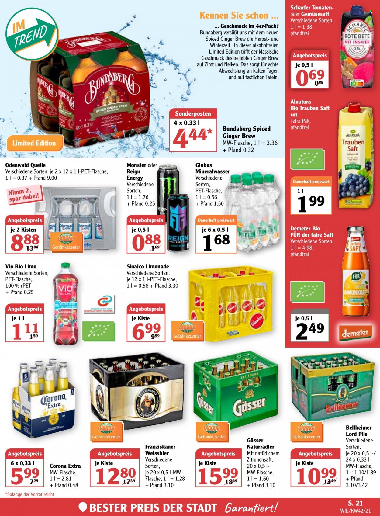 Globus Prospekte  - 18.10.2021 - 23.10.2021. Seite 24