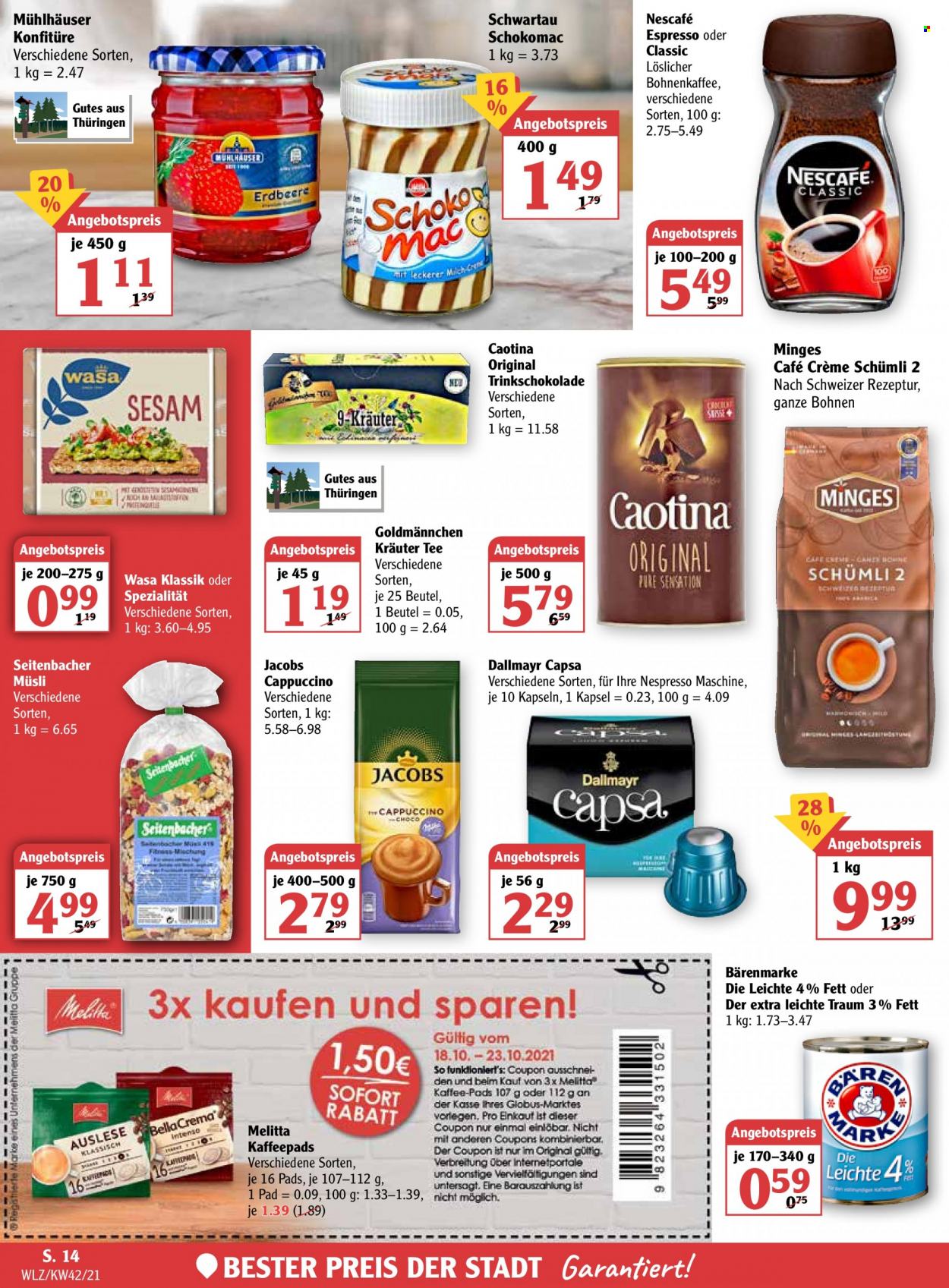 Globus Prospekte  - 18.10.2021 - 23.10.2021. Seite 17