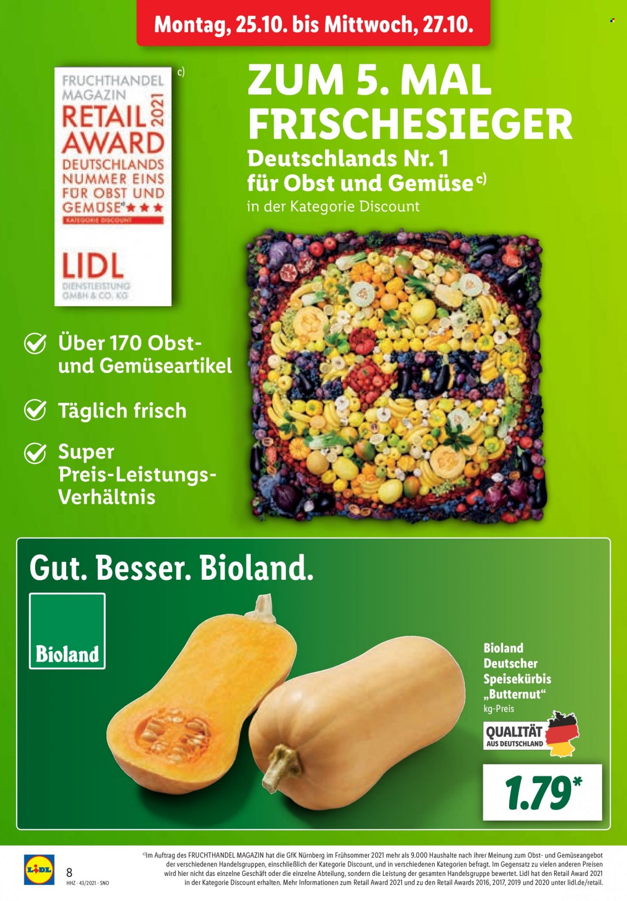 Lidl Prospekte  - 25.10.2021 - 30.10.2021. Seite 8
