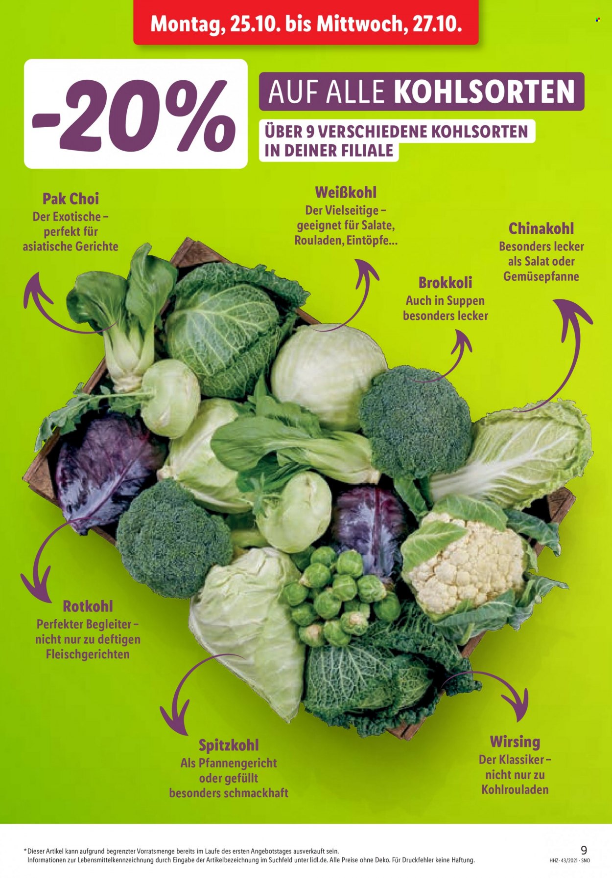 Lidl Prospekte  - 25.10.2021 - 30.10.2021. Seite 9