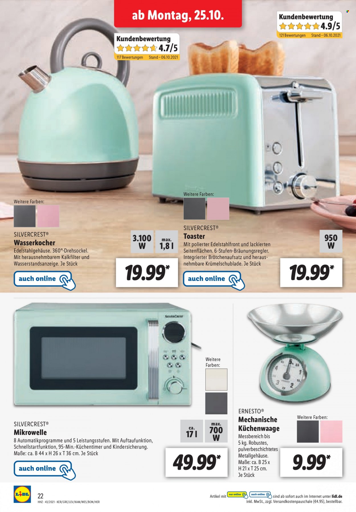 Lidl Prospekte  - 25.10.2021 - 30.10.2021. Seite 22