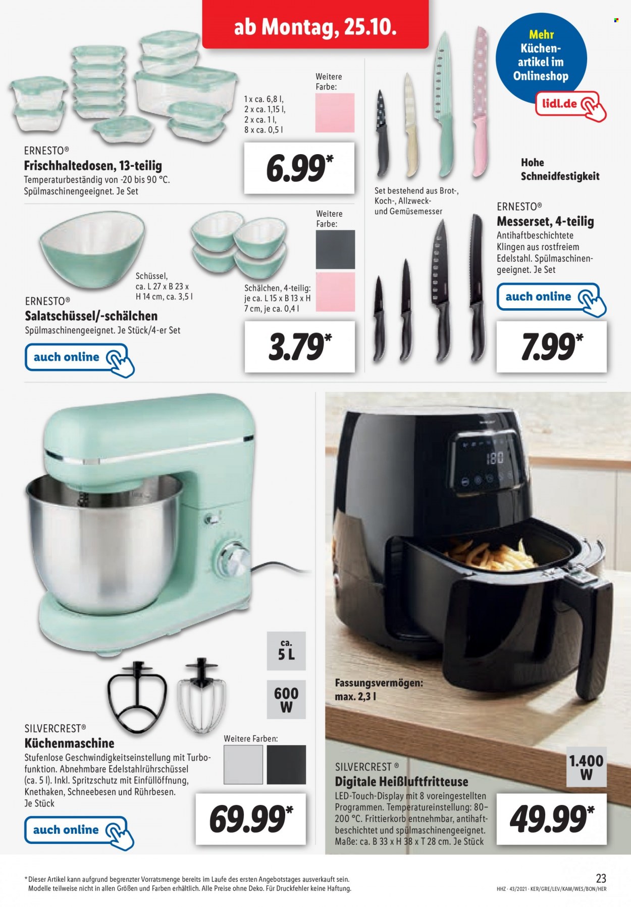 Lidl Prospekte  - 25.10.2021 - 30.10.2021. Seite 23
