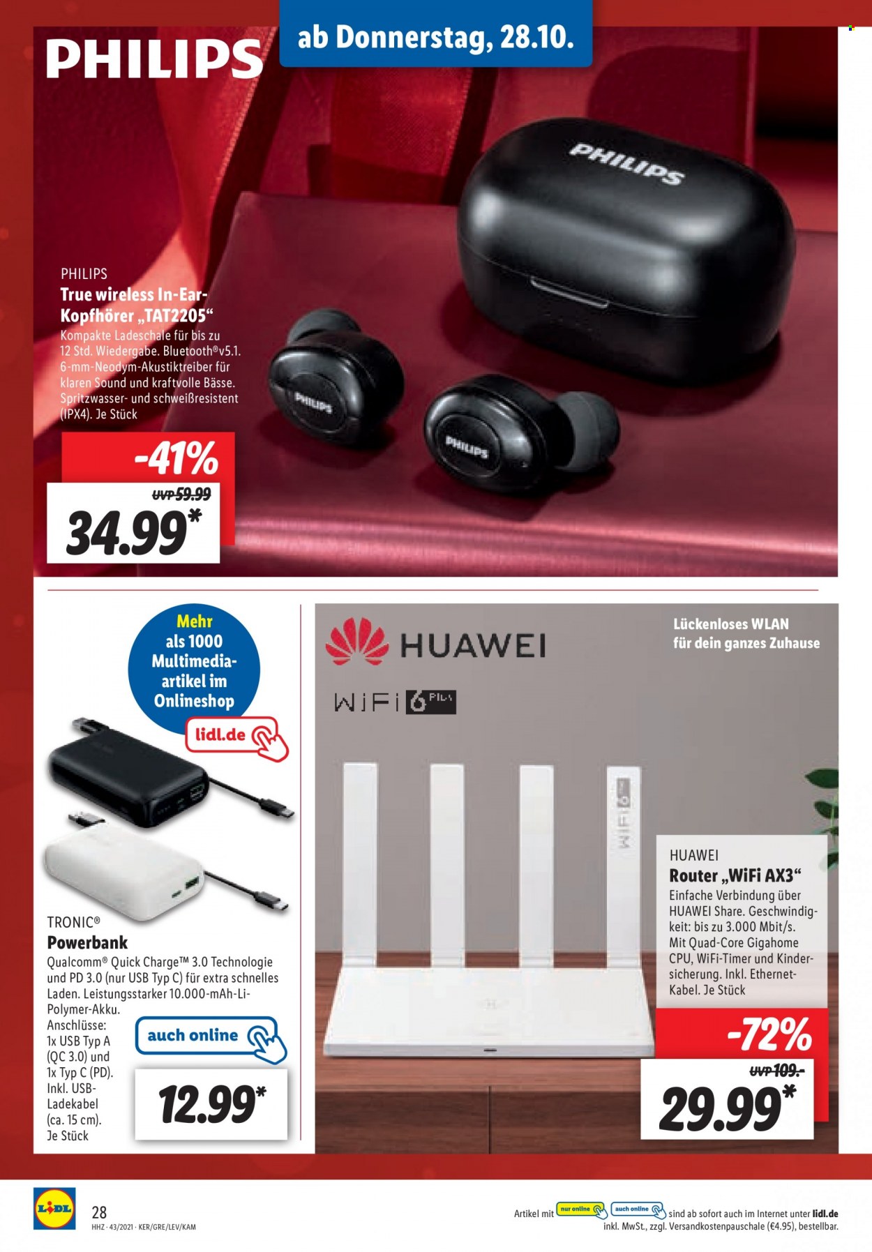 Lidl Prospekte  - 25.10.2021 - 30.10.2021. Seite 28