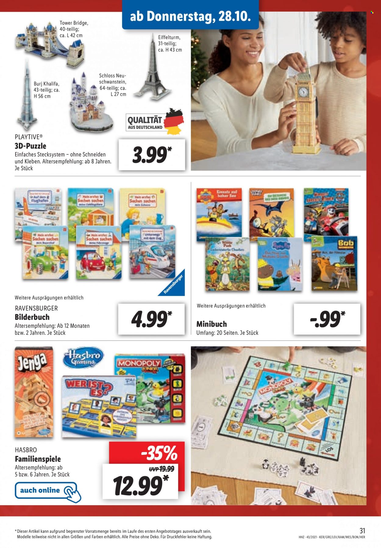 Lidl Prospekte  - 25.10.2021 - 30.10.2021. Seite 31