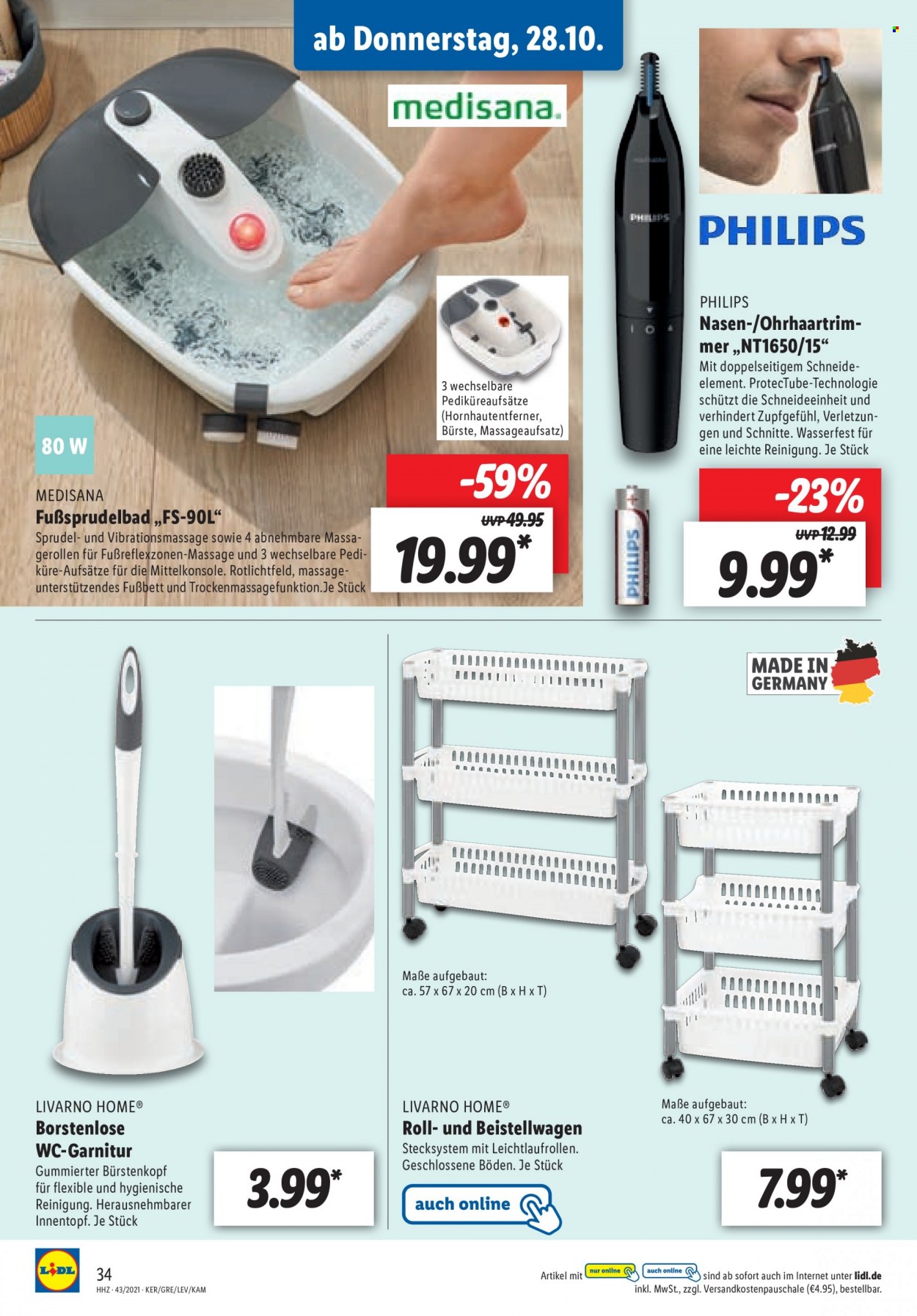Lidl Prospekte  - 25.10.2021 - 30.10.2021. Seite 34