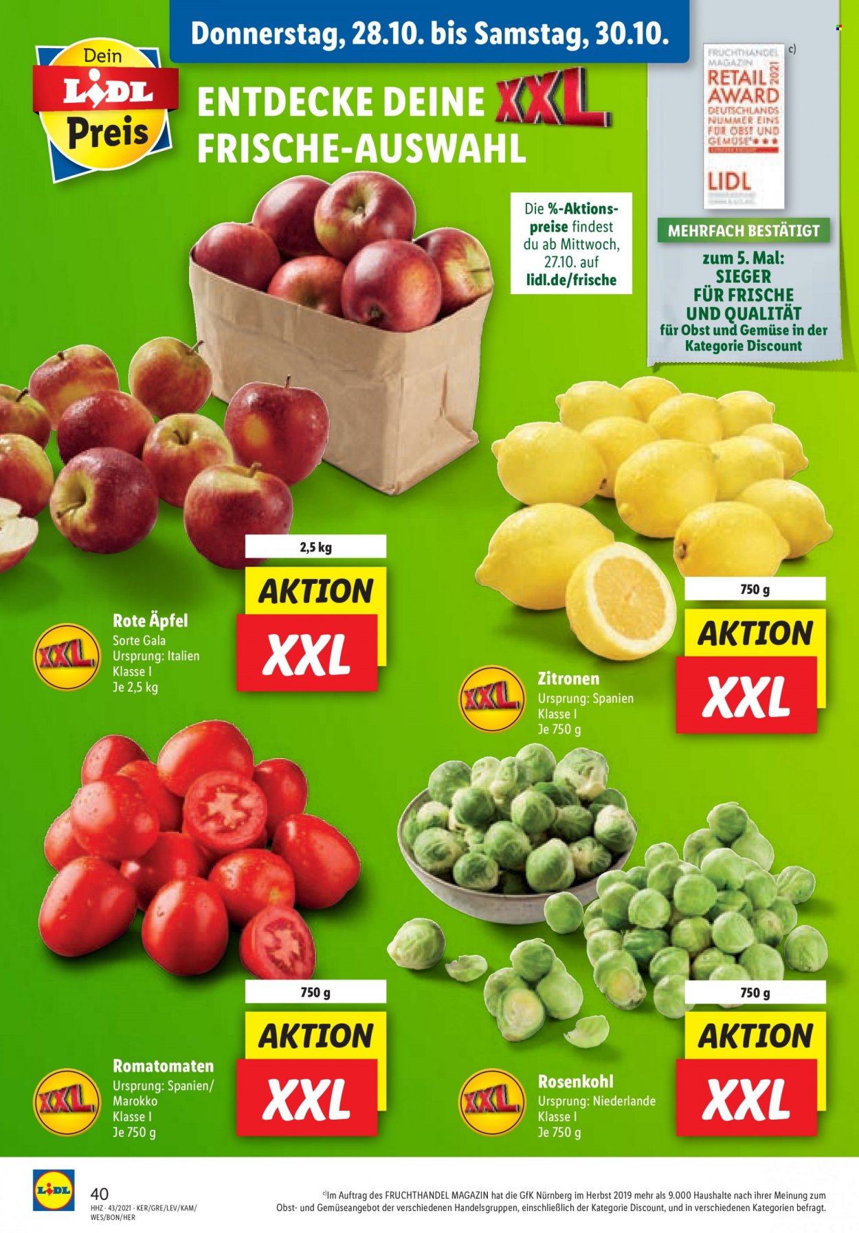 Lidl Prospekte  - 25.10.2021 - 30.10.2021. Seite 40