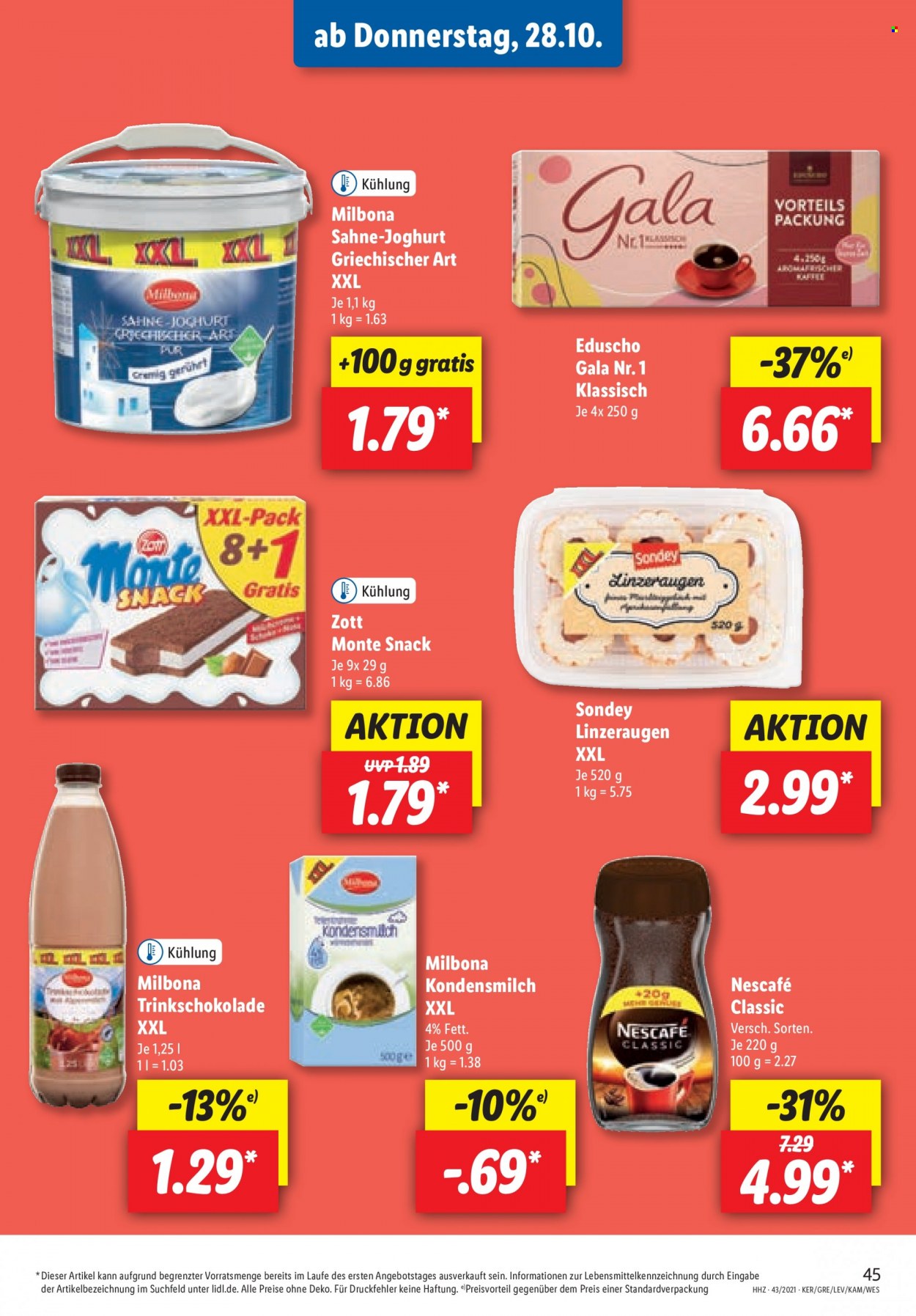 Lidl Prospekte  - 25.10.2021 - 30.10.2021. Seite 45