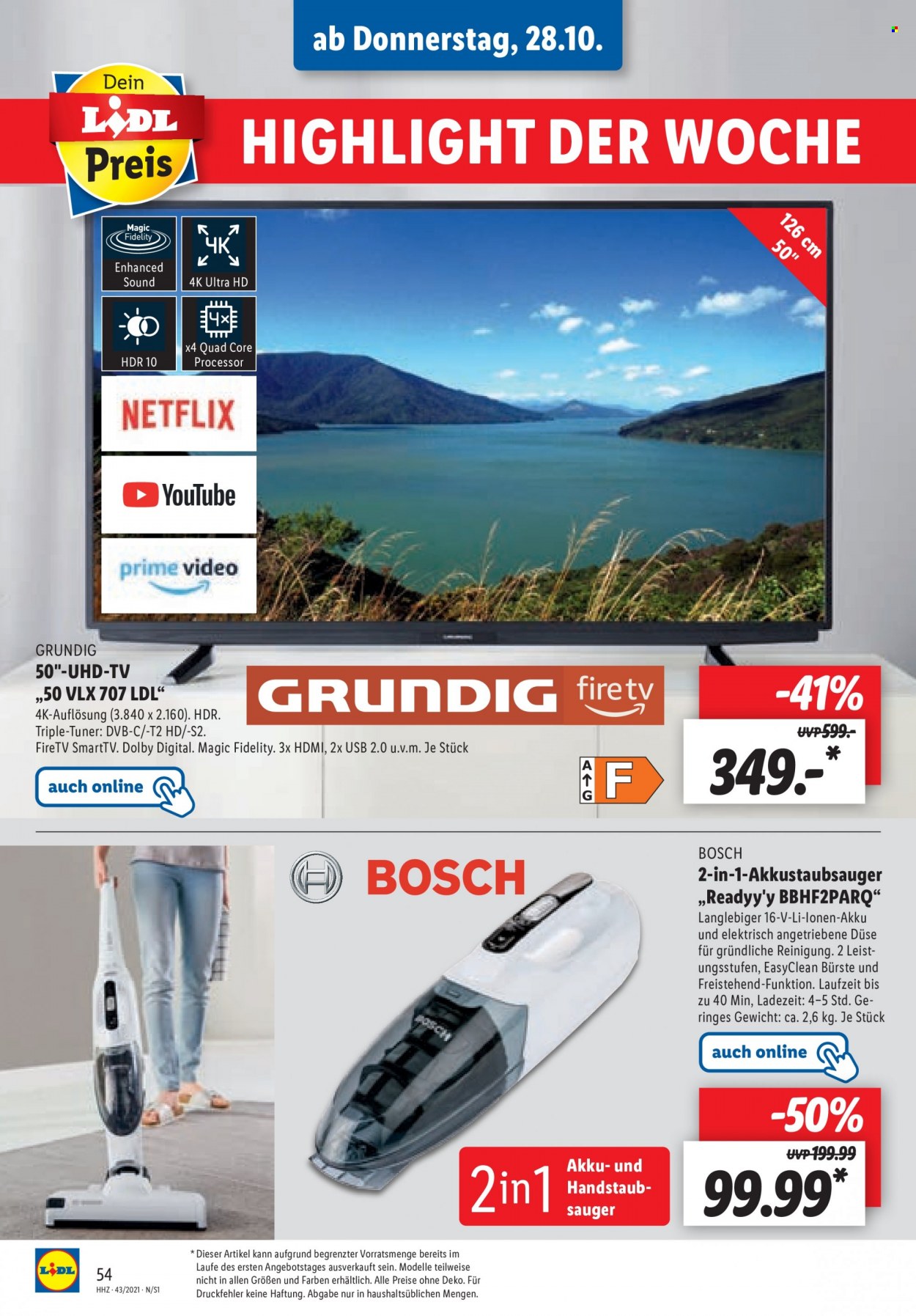 Lidl Prospekte  - 25.10.2021 - 30.10.2021. Seite 54