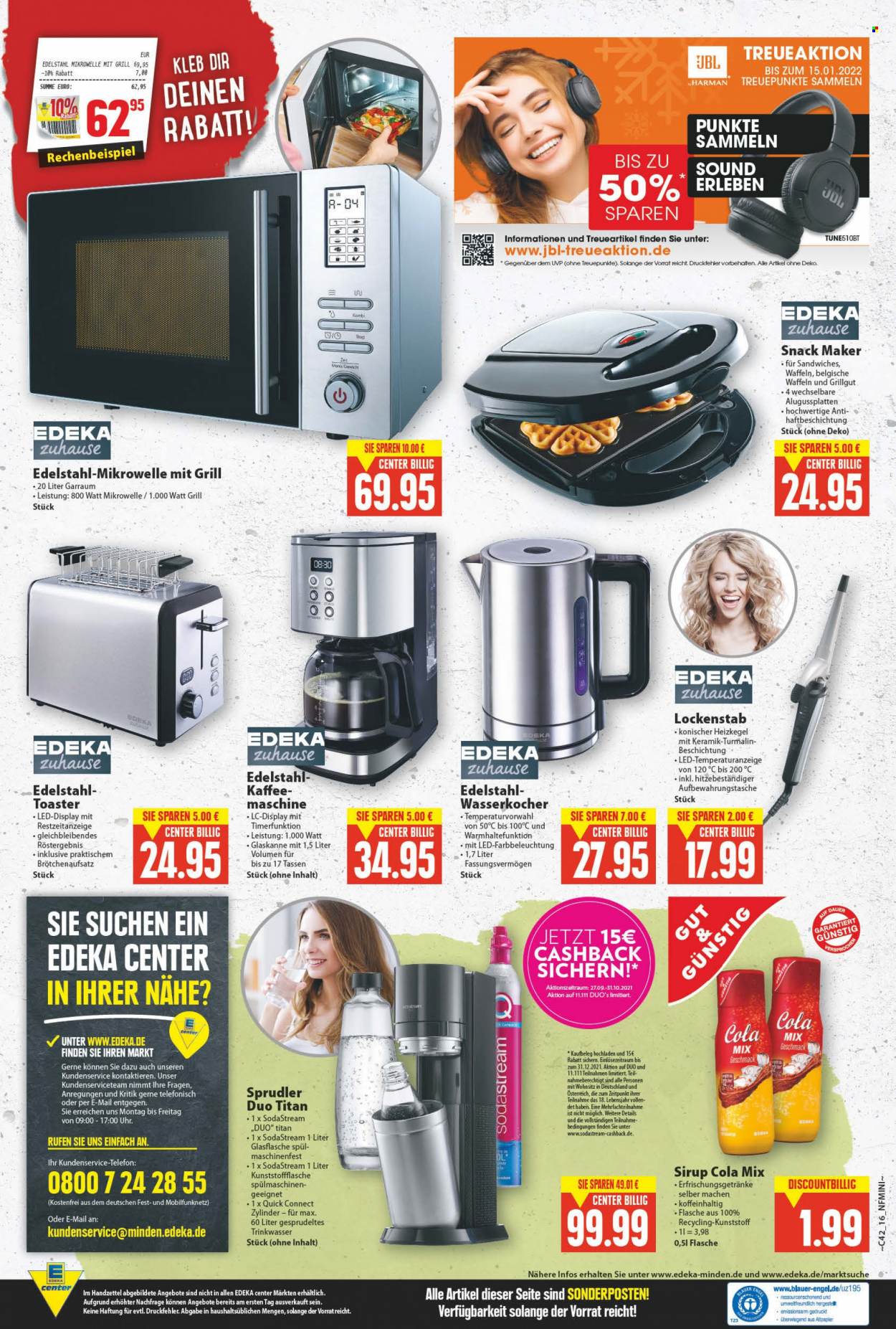Edeka Prospekte  - 18.10.2021 - 23.10.2021. Seite 16