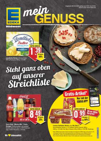 Prospekte Edeka - 18.10.2021 - 23.10.2021.