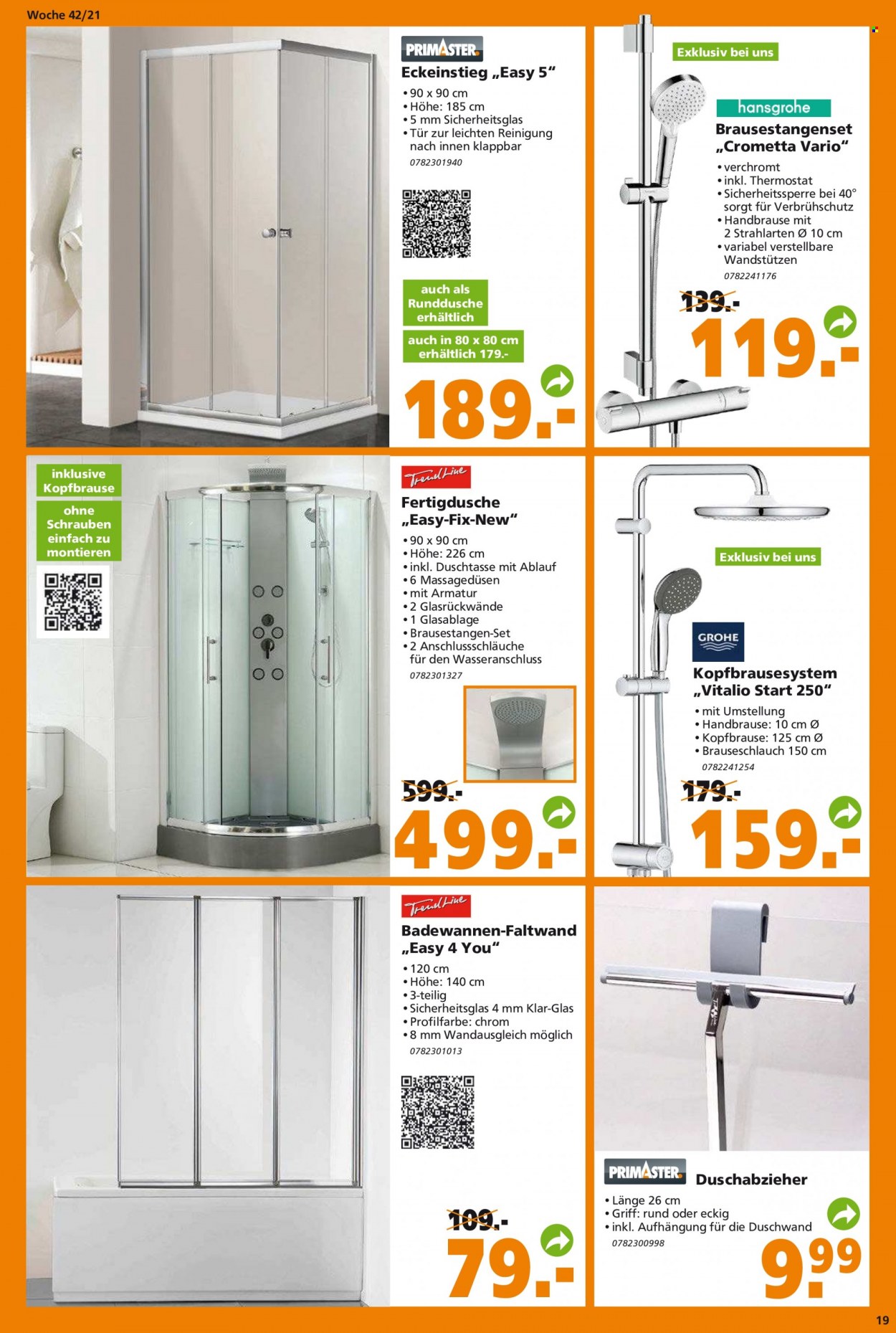 Globus Baumarkt Prospekte  - 18.10.2021 - 23.10.2021. Seite 19