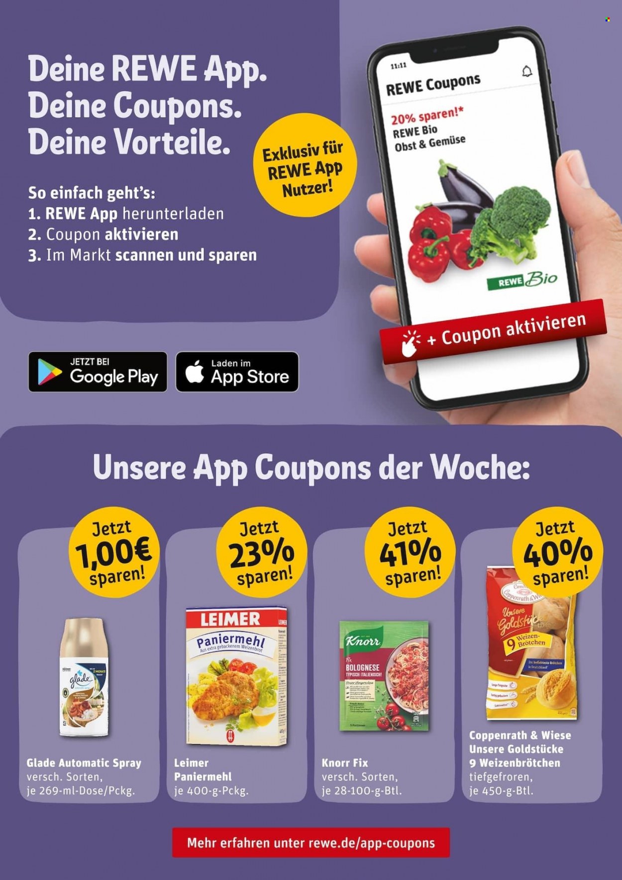 REWE Prospekte  - 18.10.2021 - 23.10.2021. Seite 25