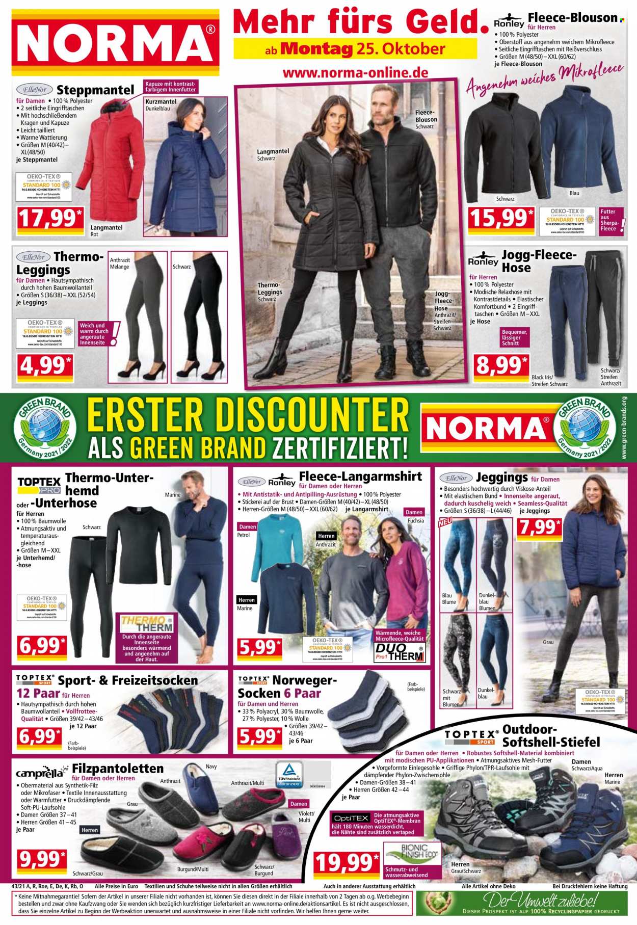 Norma Prospekte  - 25.10.2021 - 31.10.2021. Seite 1
