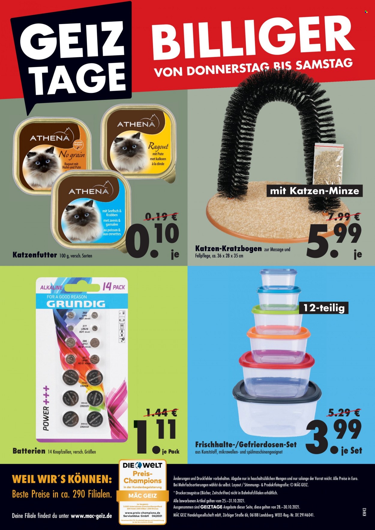 Mäc-Geiz Prospekte  - 25.10.2021 - 31.10.2021. Seite 6