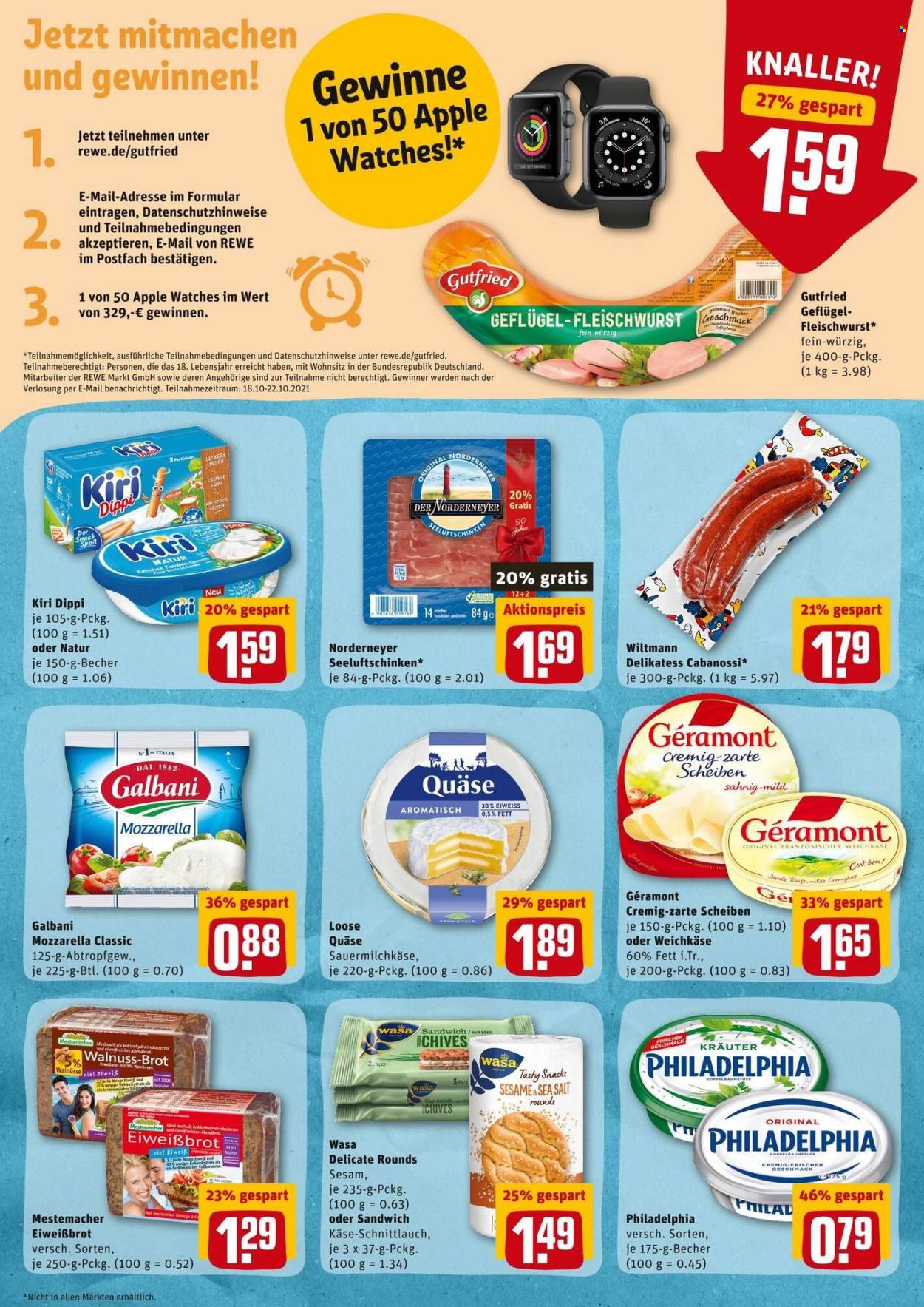 REWE Prospekte  - 18.10.2021 - 23.10.2021. Seite 7