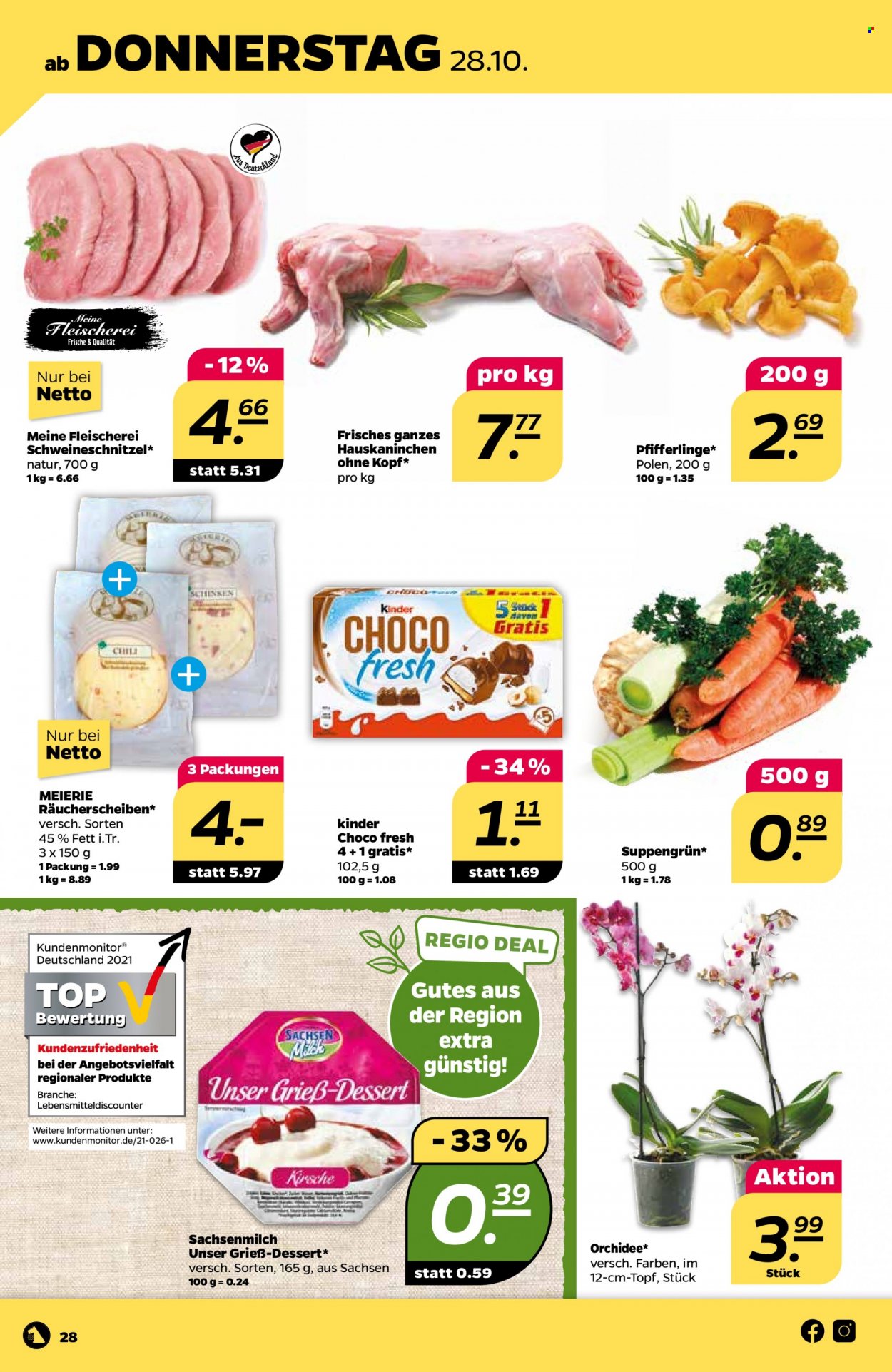 Netto Prospekte  - 25.10.2021 - 30.10.2021. Seite 28