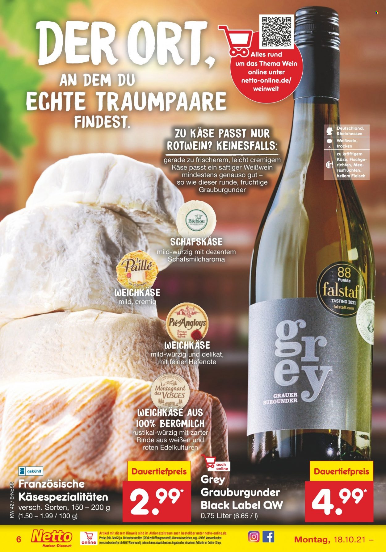 Netto Marken-Discount Prospekte  - 18.10.2021 - 23.10.2021. Seite 6